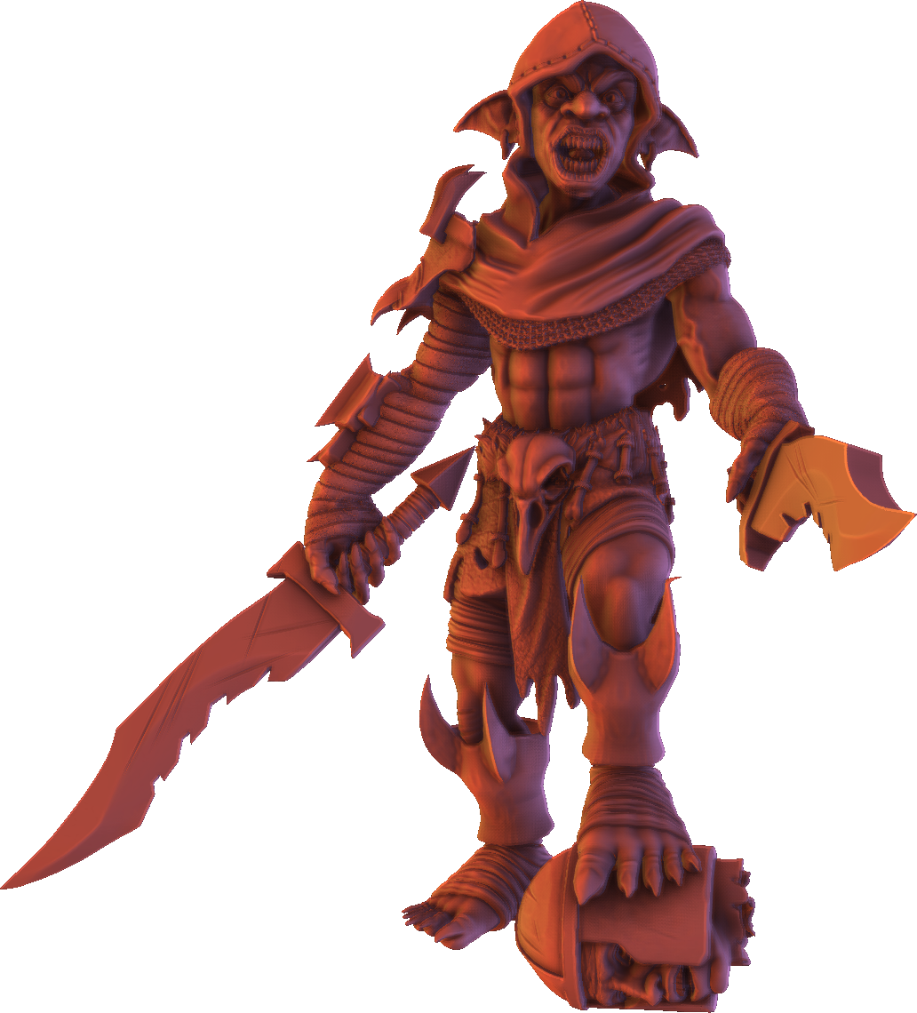 Monolith Arts - Greenskins - Goblin Rogues - DnD/TTRPG Figure/Miniature