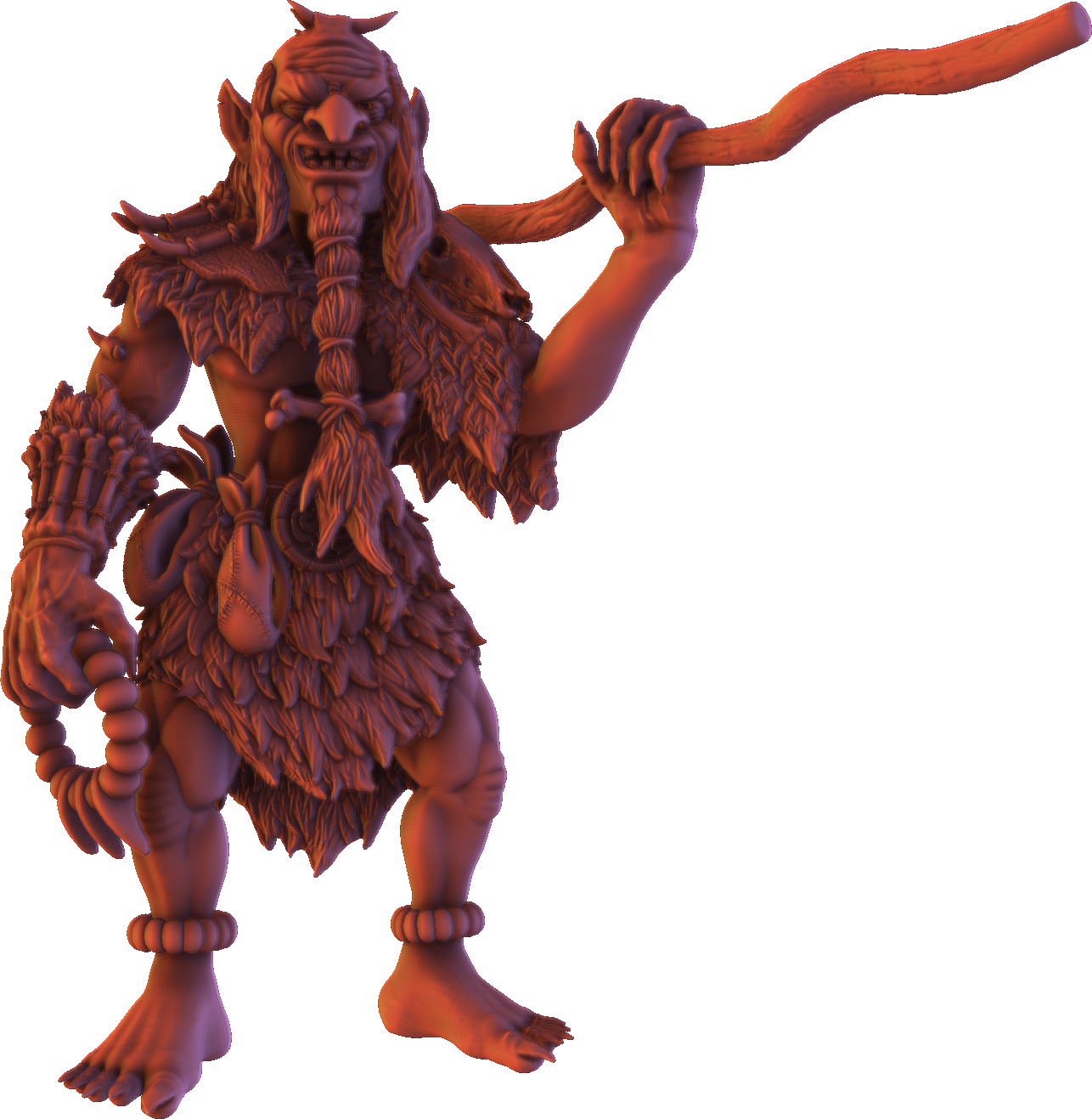 Monolith Arts - Greenskins - Goblin Shamans - DnD/TTRPG Figure/Miniature
