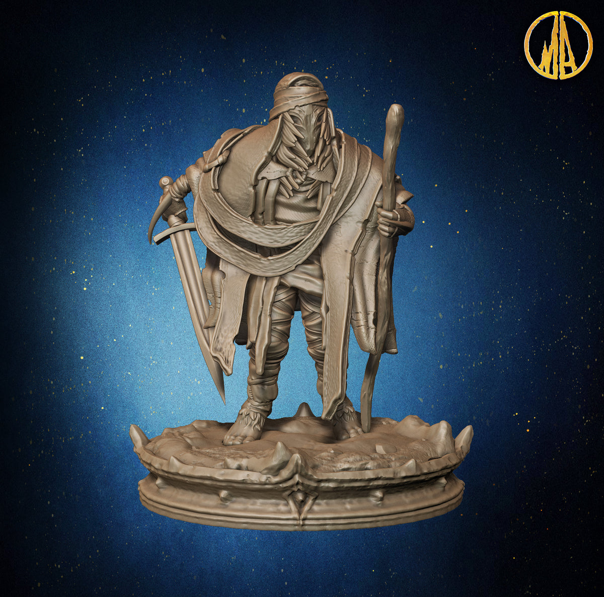 Monolith Arts - Whispering Forest - Grassfolk #4 - DnD/TTRPG Figure/Miniature