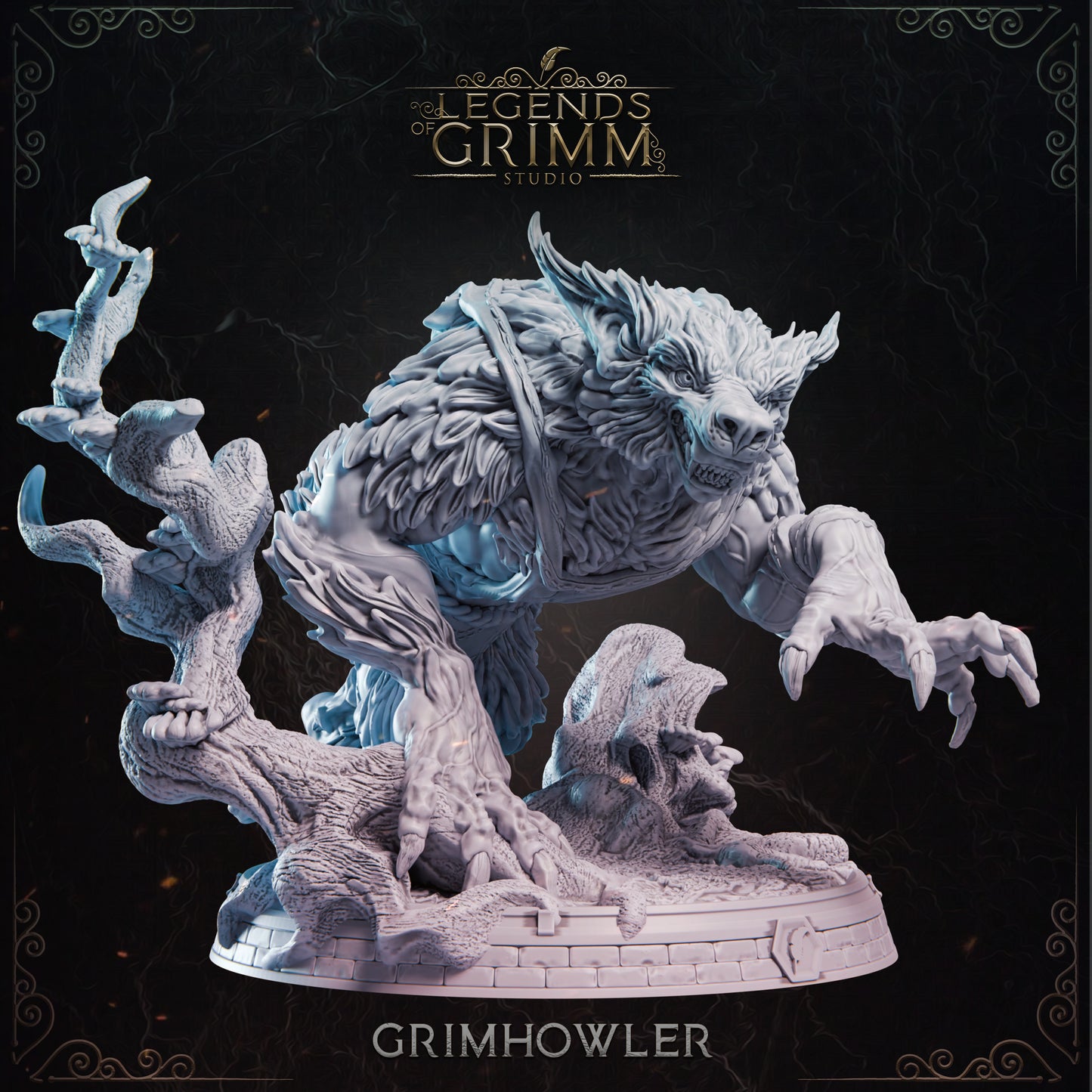 Grimm Legends - Werewolf 5 - DnD/TTRPG Figure/Miniature