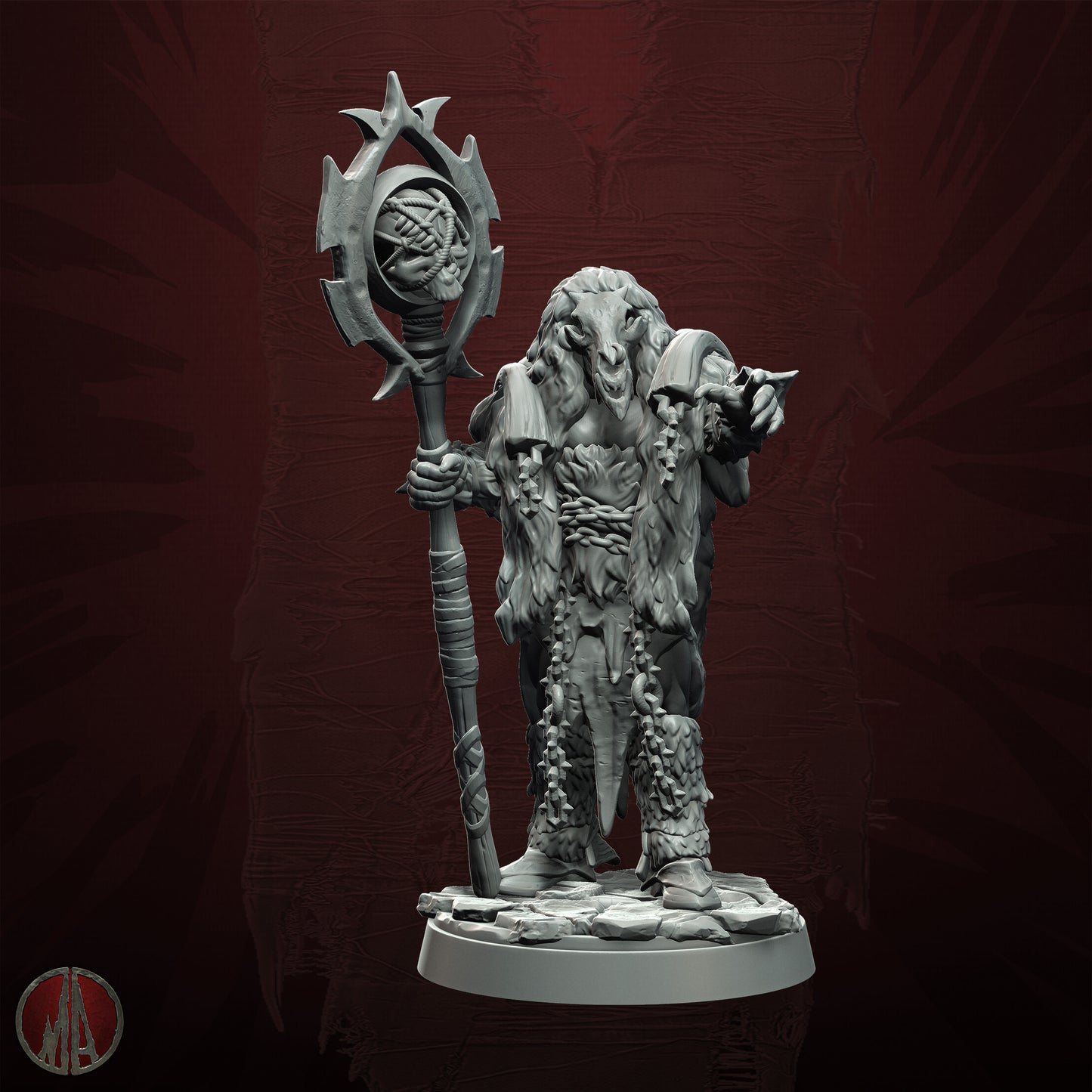 Monolith Arts - Orc Horde - Grishkun #1 - DnD/TTRPG Figure/Miniature