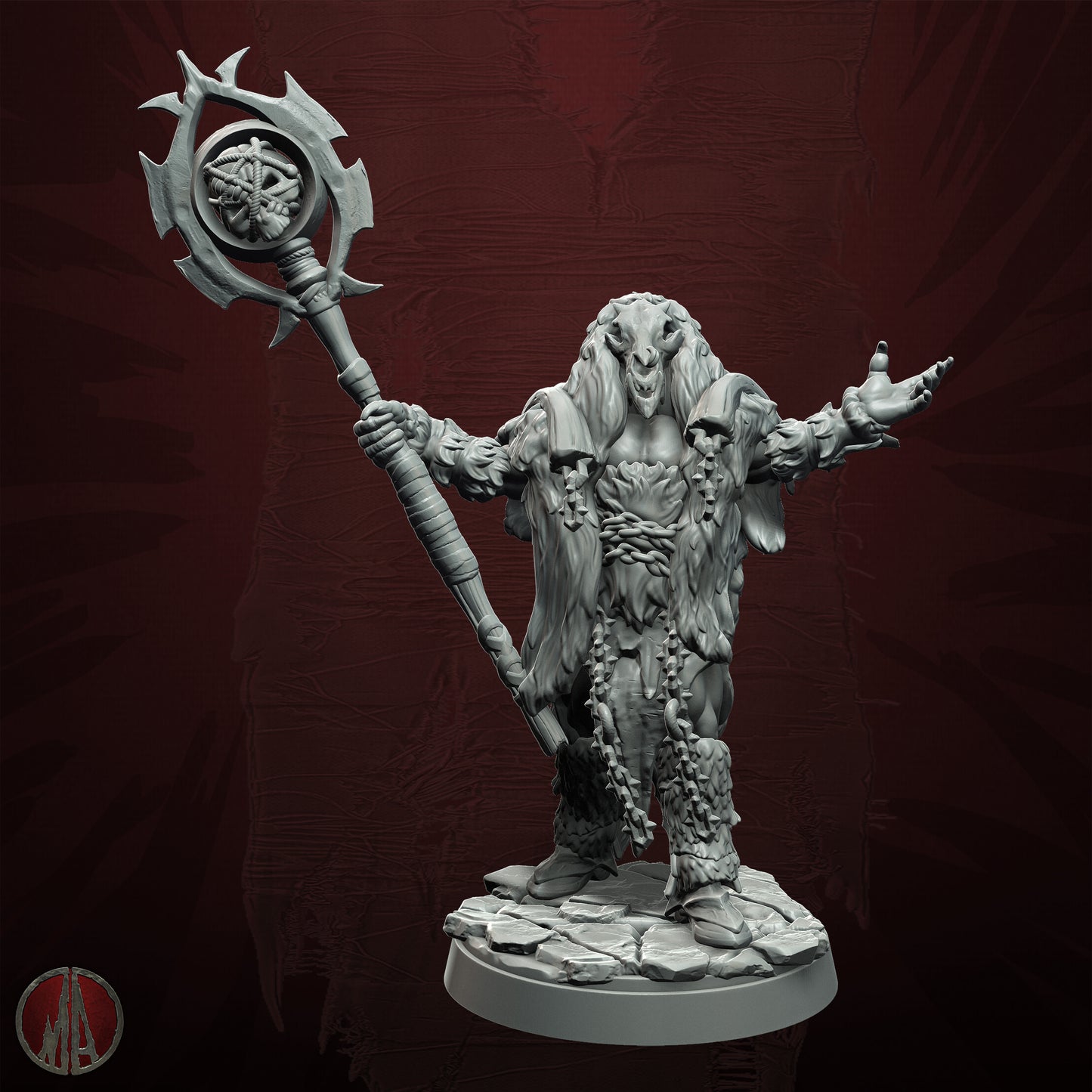 Monolith Arts - Orc Horde - Grishkun #3 - DnD/TTRPG Figure/Miniature