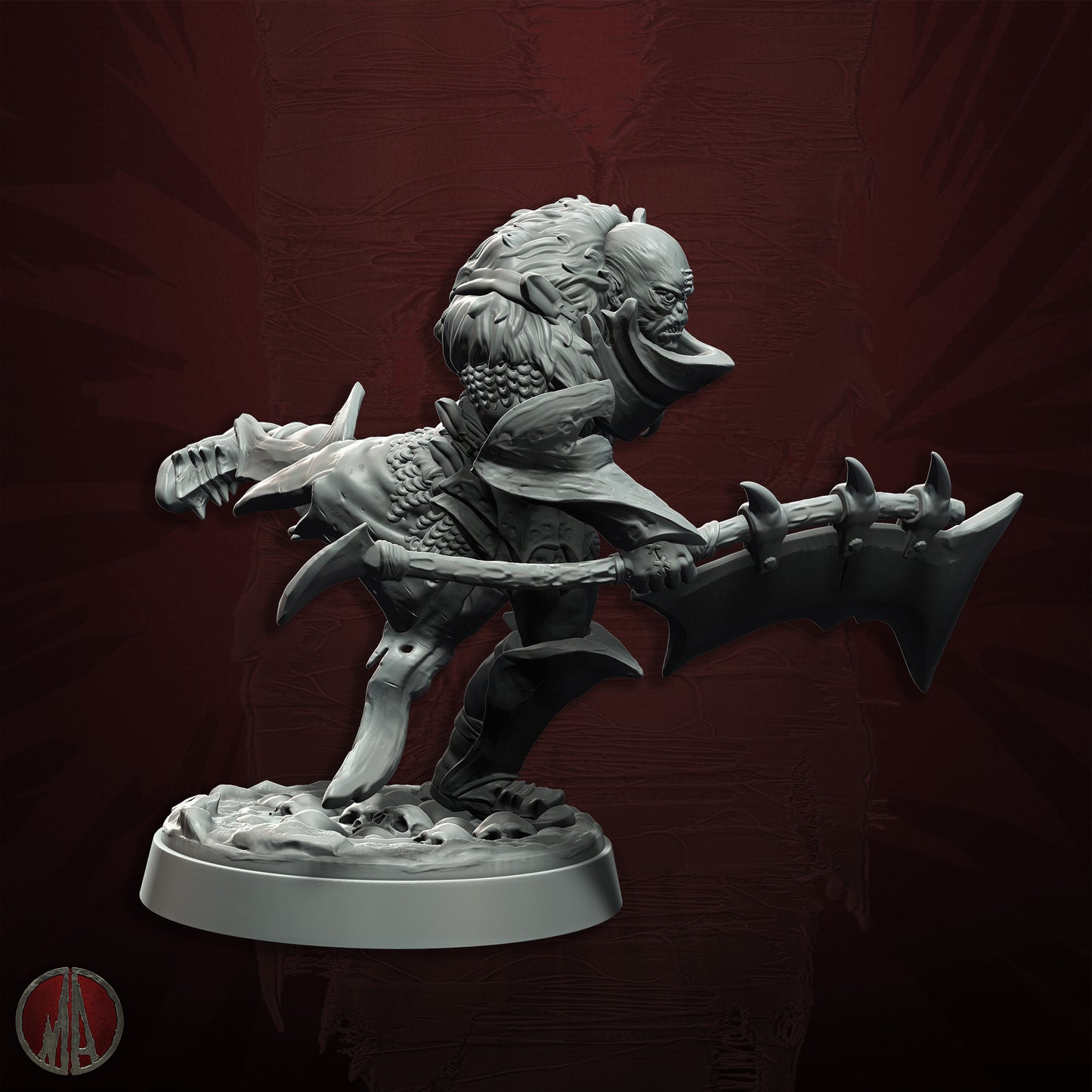 Monolith Arts - Orc Horde - Grishug #3 - DnD/TTRPG Figure/Miniature