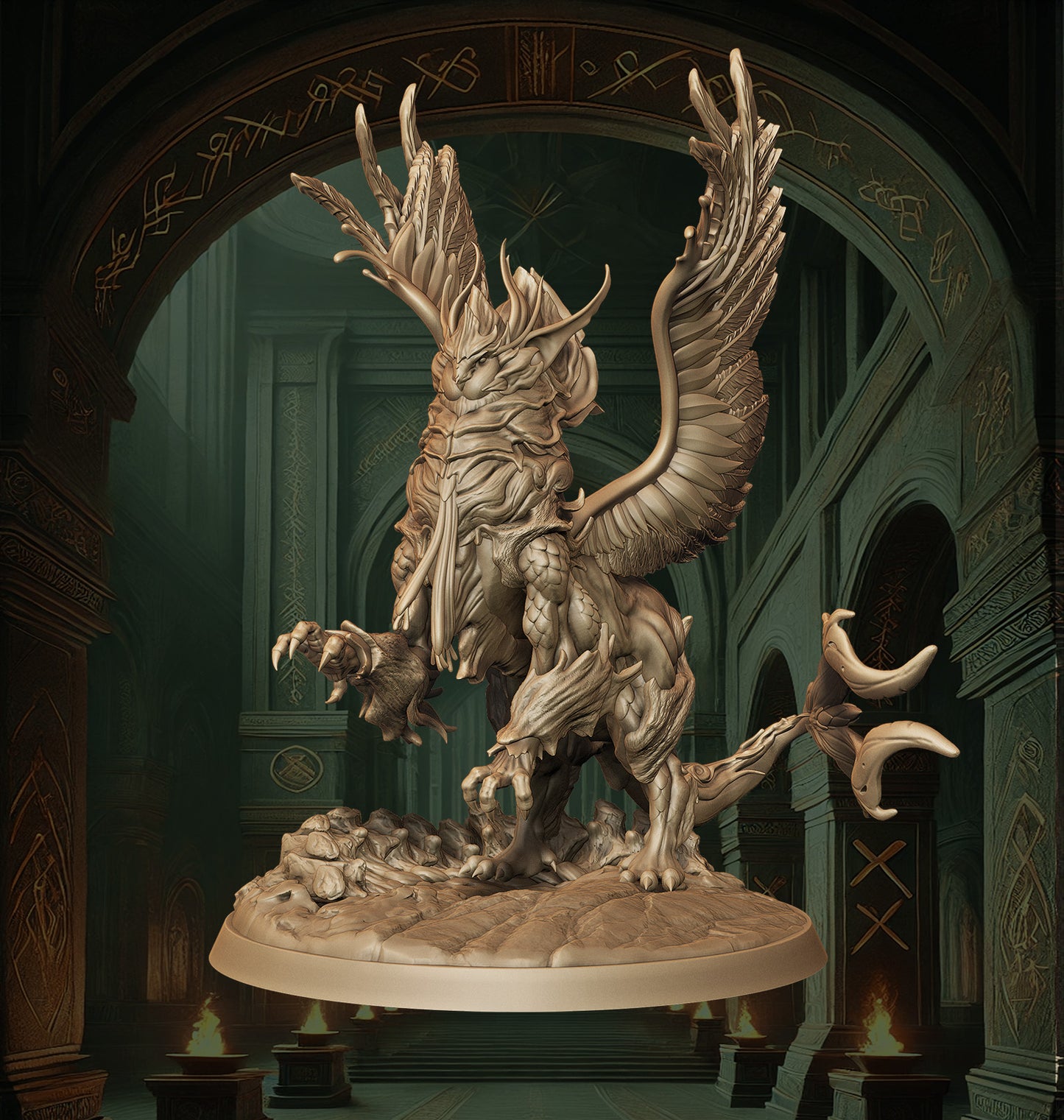 Monolith Arts - Dwarves - Gryphon #4 - DnD/TTRPG Figure/Miniature