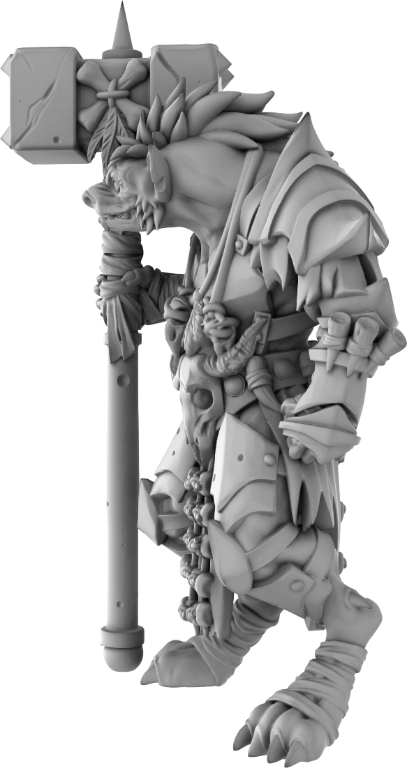 Brayan Nafarrate - Gnoll Hammer #1 - DnD/TTRPG Figure/Miniature