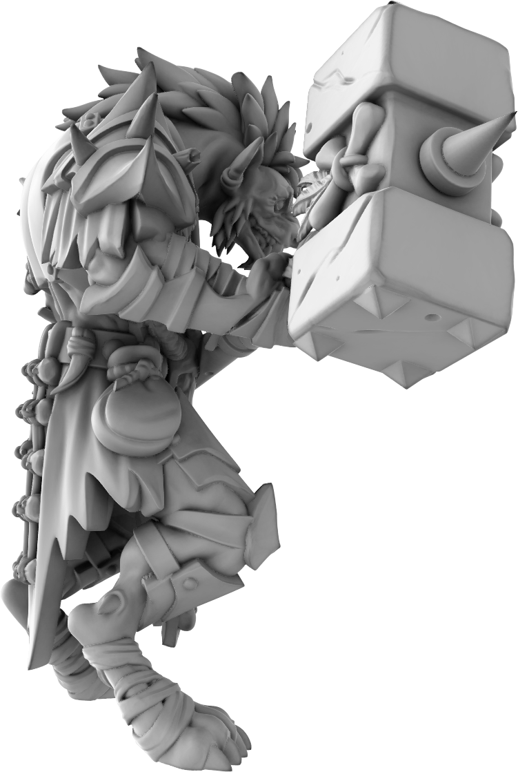 Brayan Nafarrate - Gnoll Hammer #2 - DnD/TTRPG Figure/Miniature
