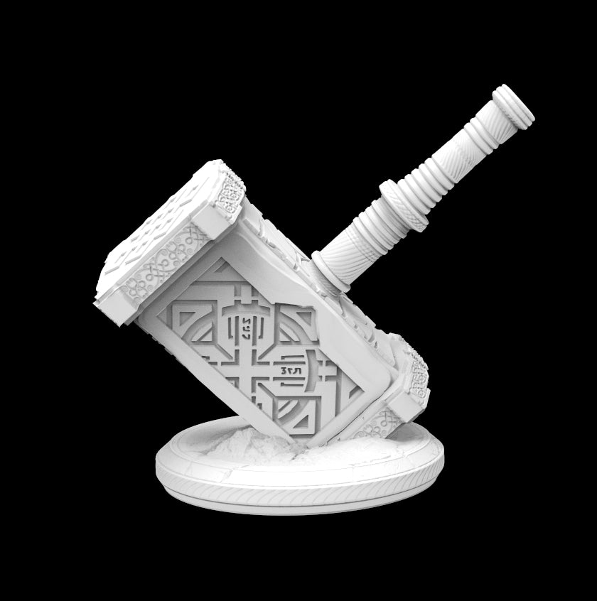 Possibly Cool Dice Box/Case - Dwarven Hammer - DnD/TTRPG/Roleplaying/Wargames