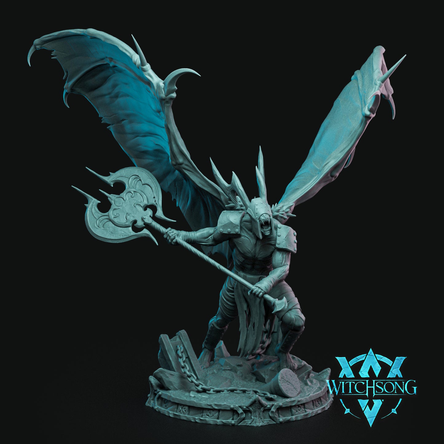 Witchsong Miniatures - Hellforged - Lieutenant Bellath - Helios3DPrinting