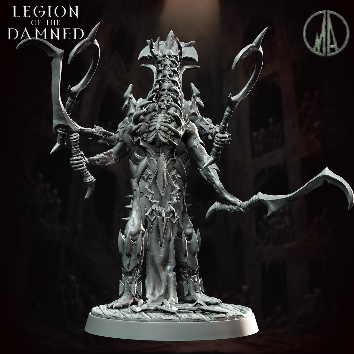Monolith Arts - Legion of the Damned - Hellish Fiend #2 - DnD/TTRPG Figure/Miniature