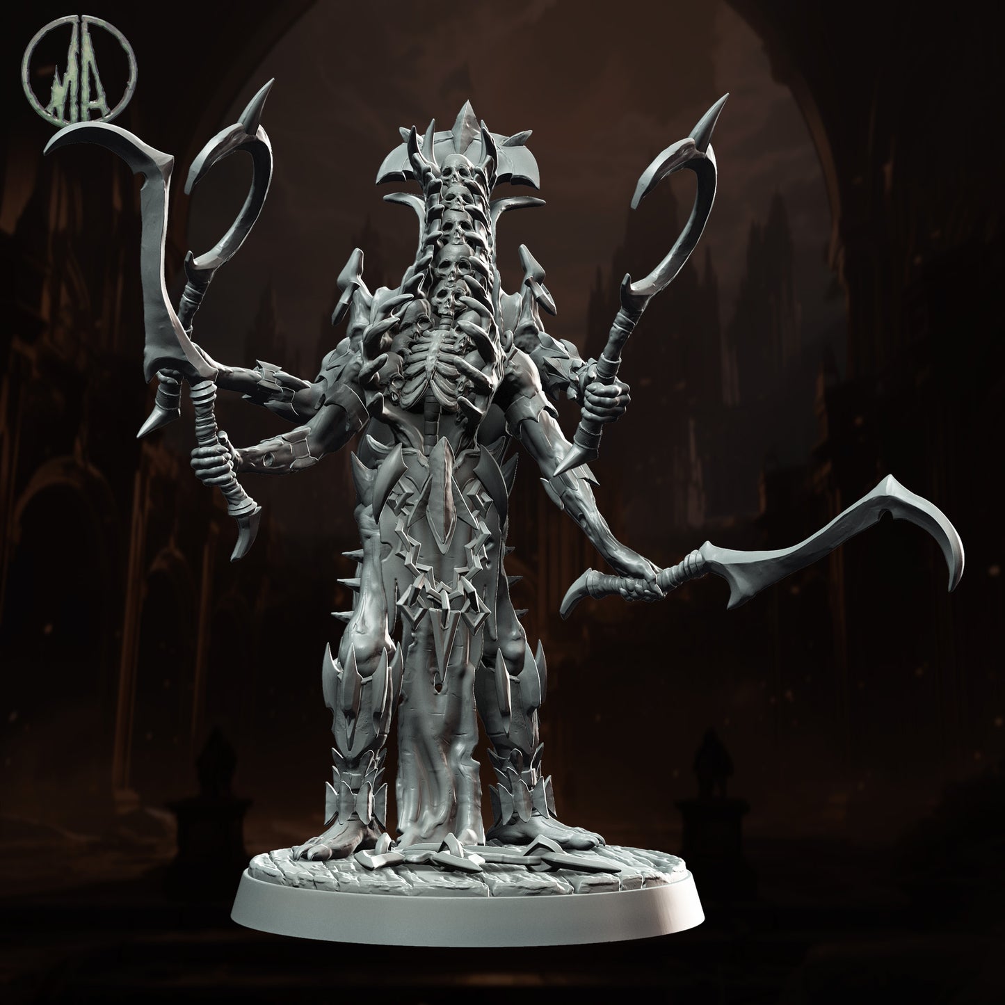 Monolith Arts - Underworld Creatures - Hellish Fiend #3 - DnD/TTRPG Figure/Miniature