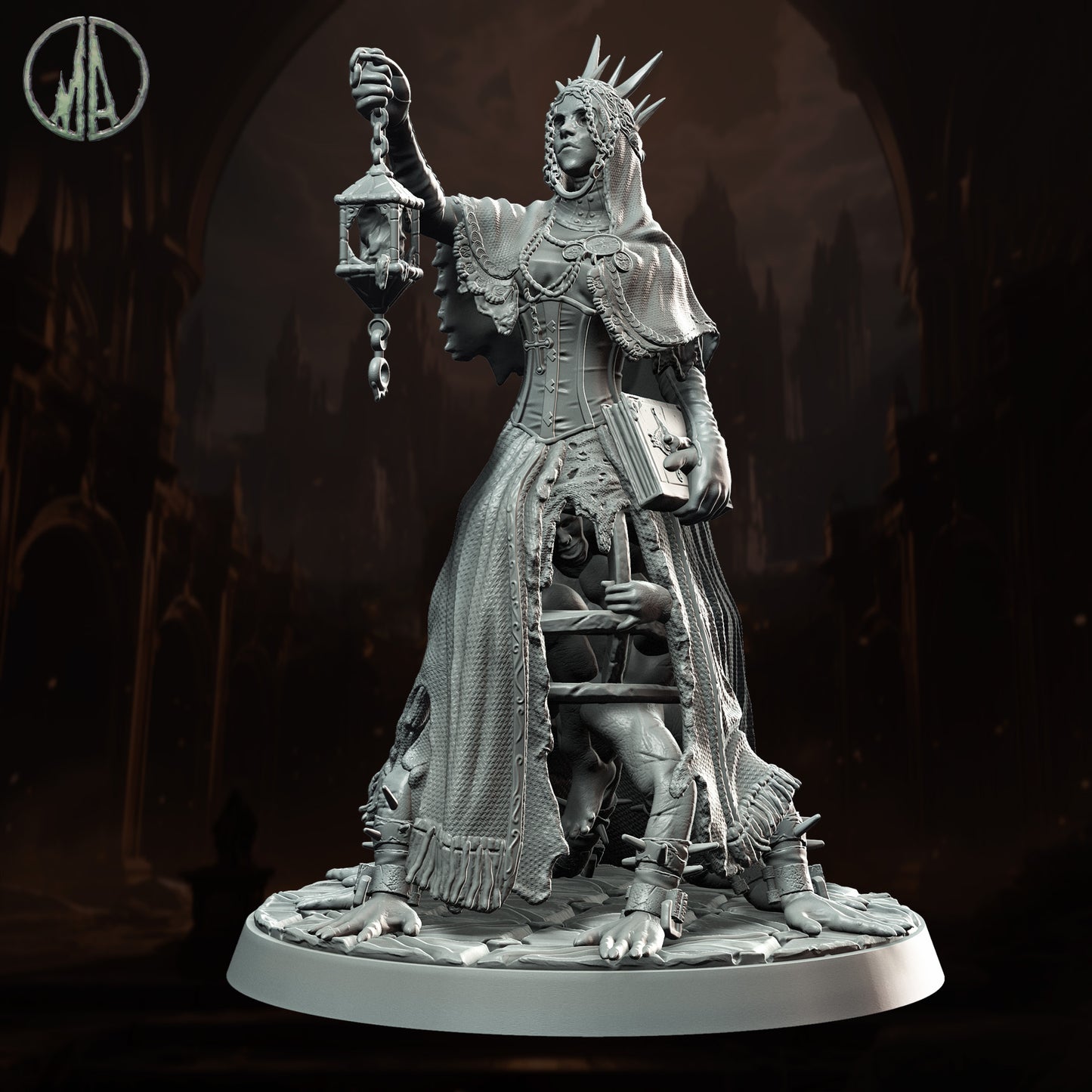 Monolith Arts - Underworld Creatures - Hideous Nun #1 - DnD/TTRPG Figure/Miniature