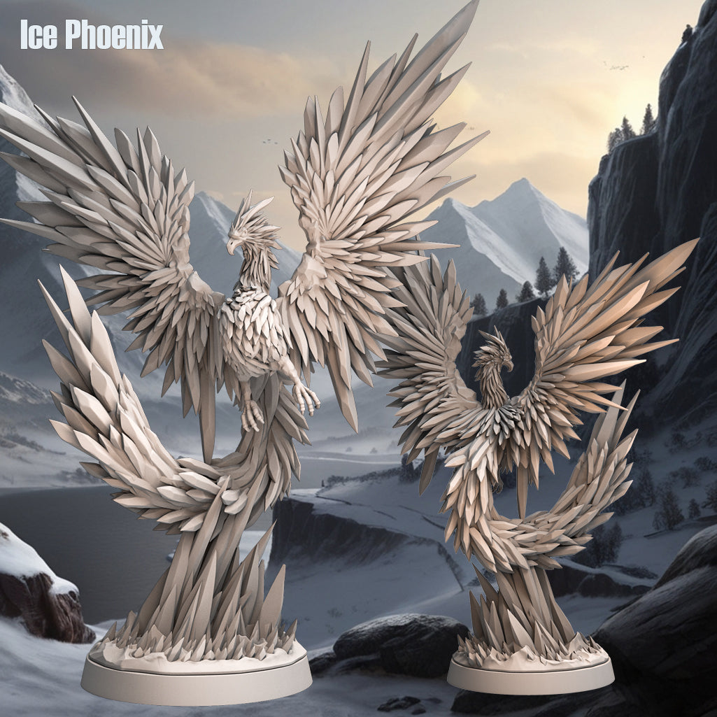 Monolith Arts - Arctic Tribes - Ice Phoenix - DnD/TTRPG Figure/Miniature