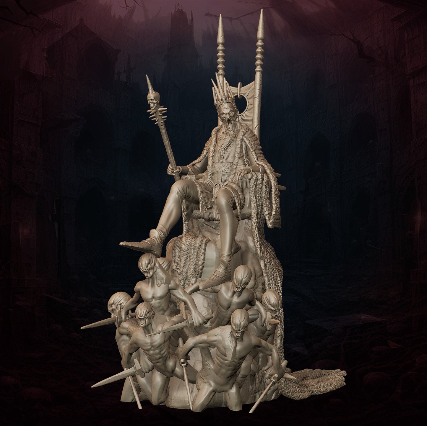 Monolith Arts - Shadows in the Abyss - Ice King - DnD/TTRPG Figure/Miniature