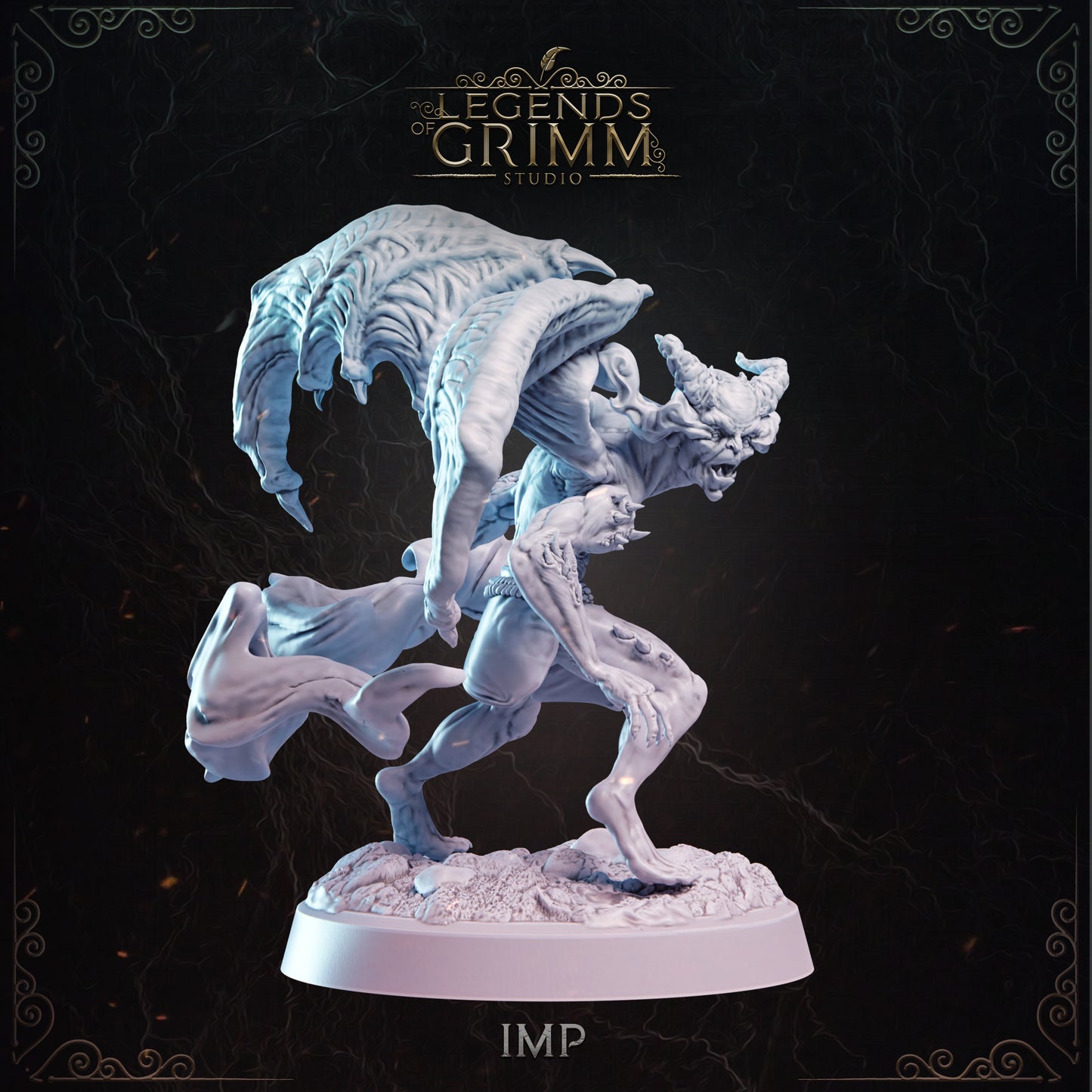 Grimm Legends - Demons - Imp #4 - DnD/TTRPG Figure/Miniature