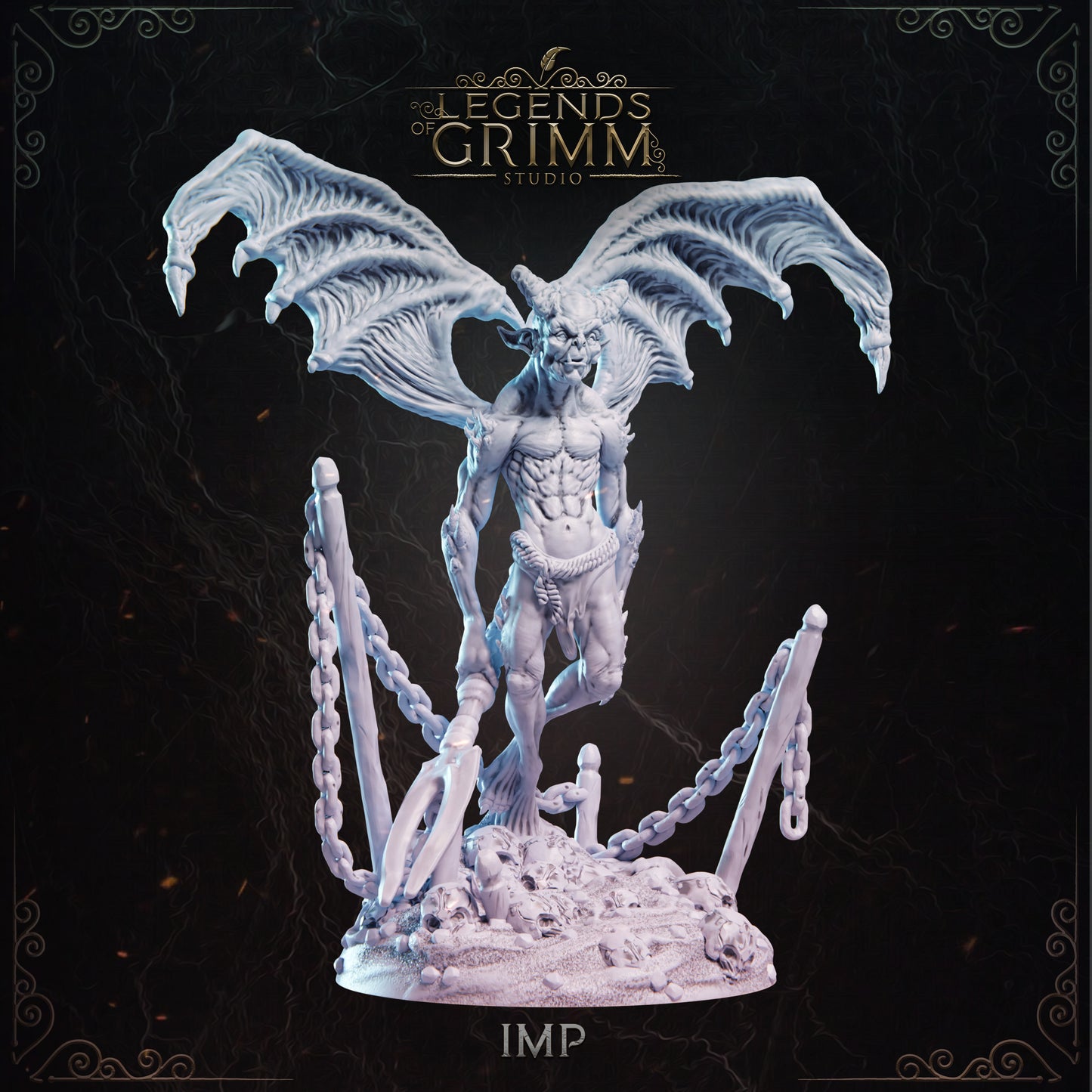 Grimm Legends - Demons - Imp #2 - DnD/TTRPG Figure/Miniature