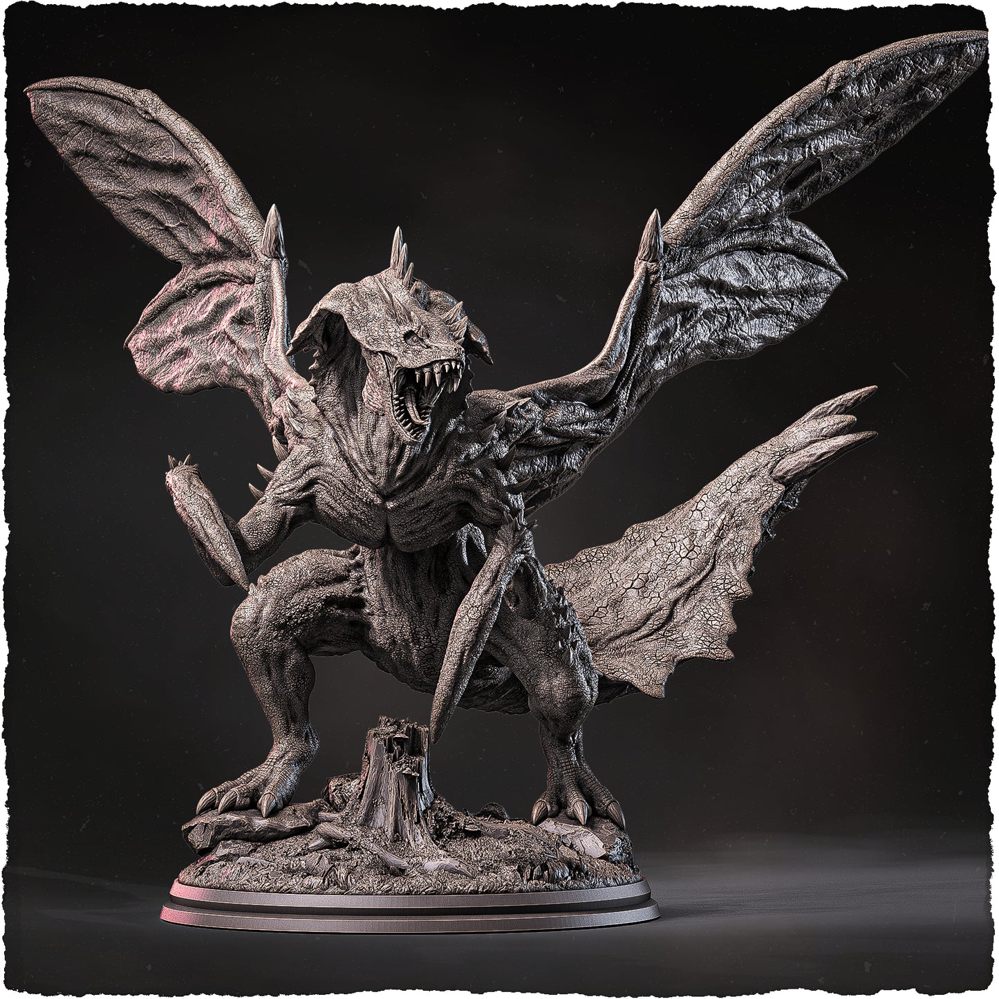Evox Arts - Arcanterra #1 - Mantis Dragon - DnD/TTRPG Figure/Miniature
