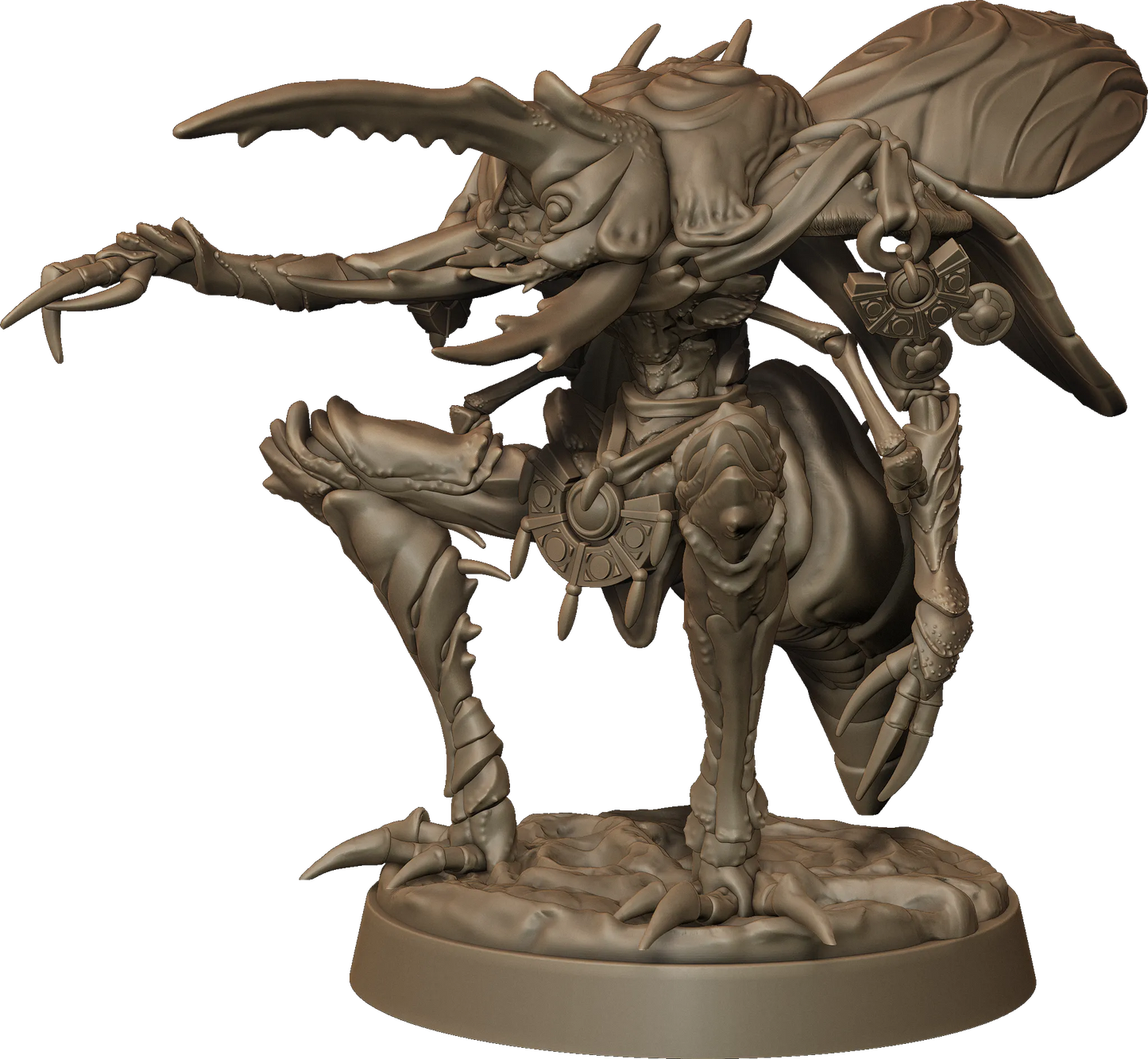 Monolith Arts - Whispering Forest II - Insect Warrior #5 - DnD/TTRPG Figure/Miniature
