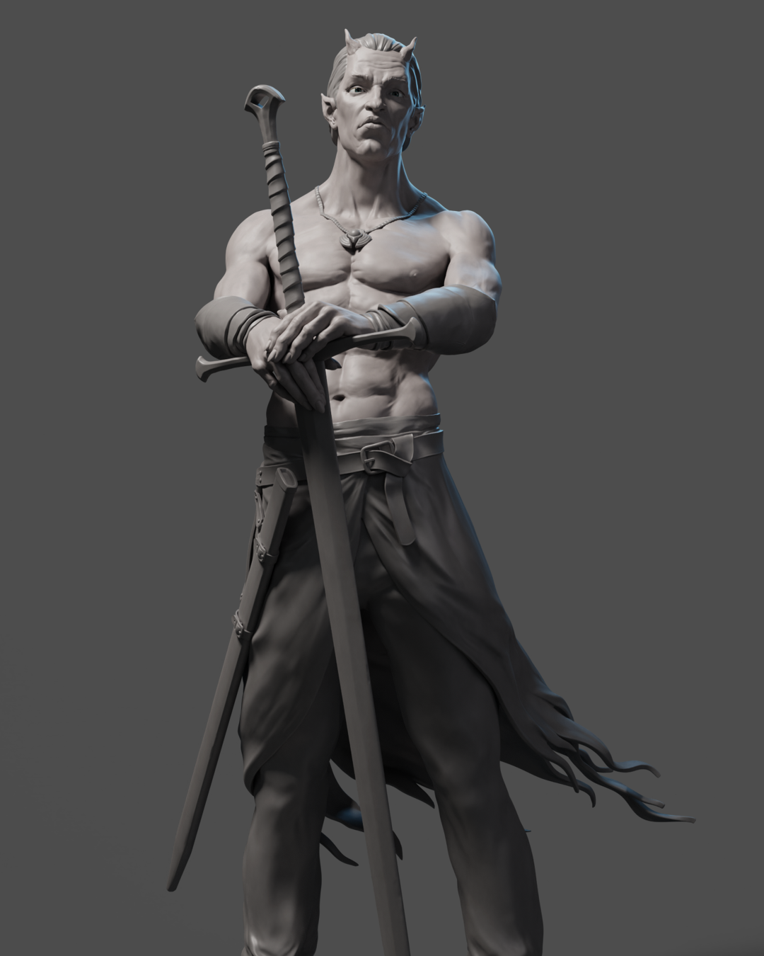 Arxila - Shadows of the Wolfsbane - Einar - 75mm Pin Up/Figure/Model/Diorama