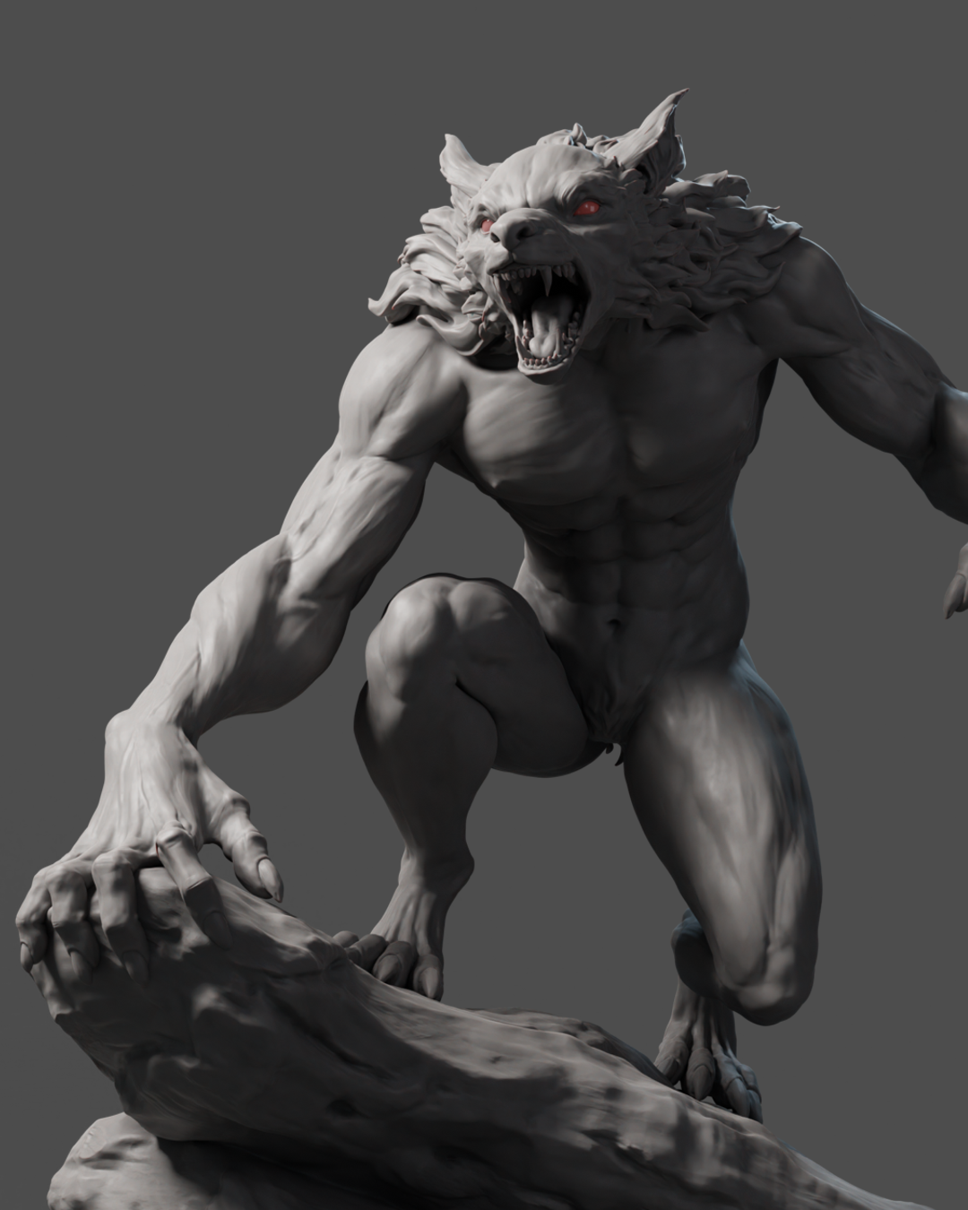 Arxila - Shadows of the Wolfsbane - Fangthrorn - 75mm Pin Up/Figure/Model/Diorama