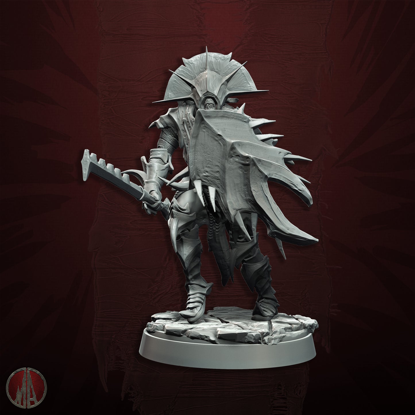 Monolith Arts - Orc Horde - Karzog #1 - DnD/TTRPG Figure/Miniature