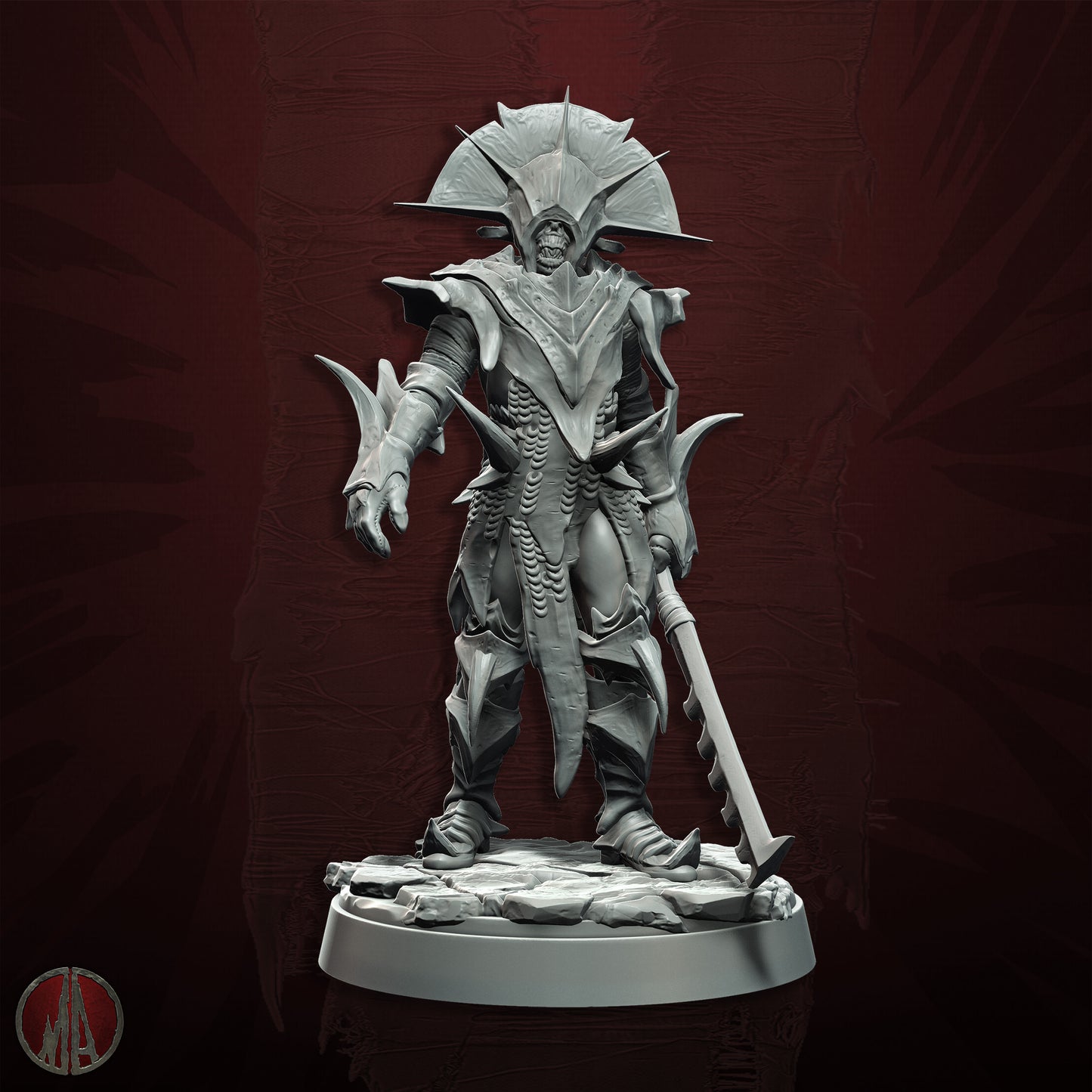 Monolith Arts - Orc Horde - Karzog #3 - DnD/TTRPG Figure/Miniature
