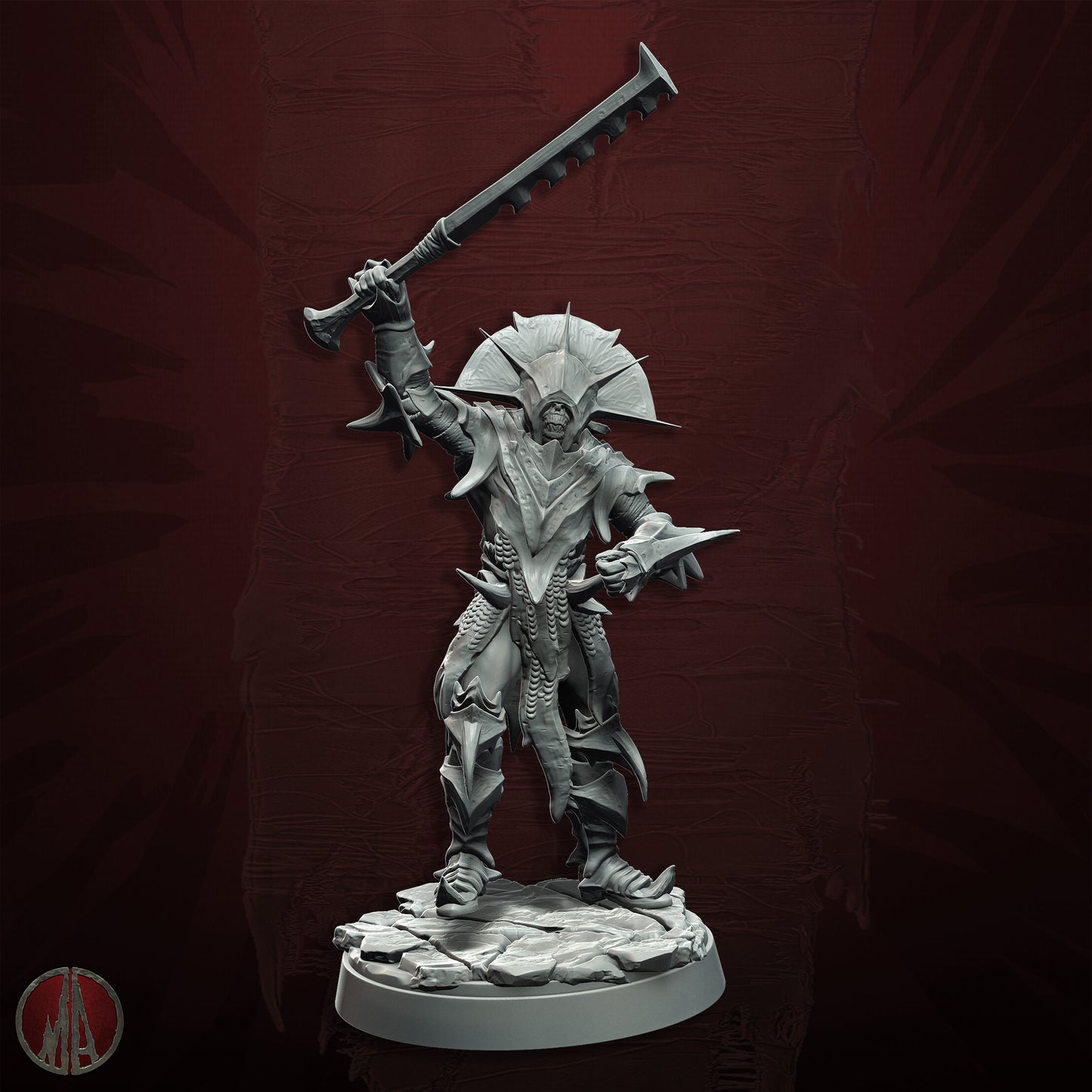 Monolith Arts - Orc Horde - Karzog #5 - DnD/TTRPG Figure/Miniature