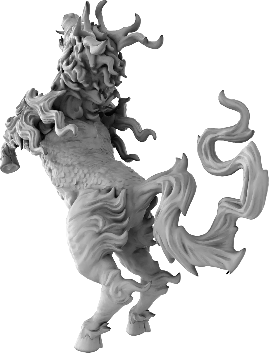 Brayan Nafarrate - Bestiary #5 - Kirin #3 - DnD/TTRPG Figure/Miniature