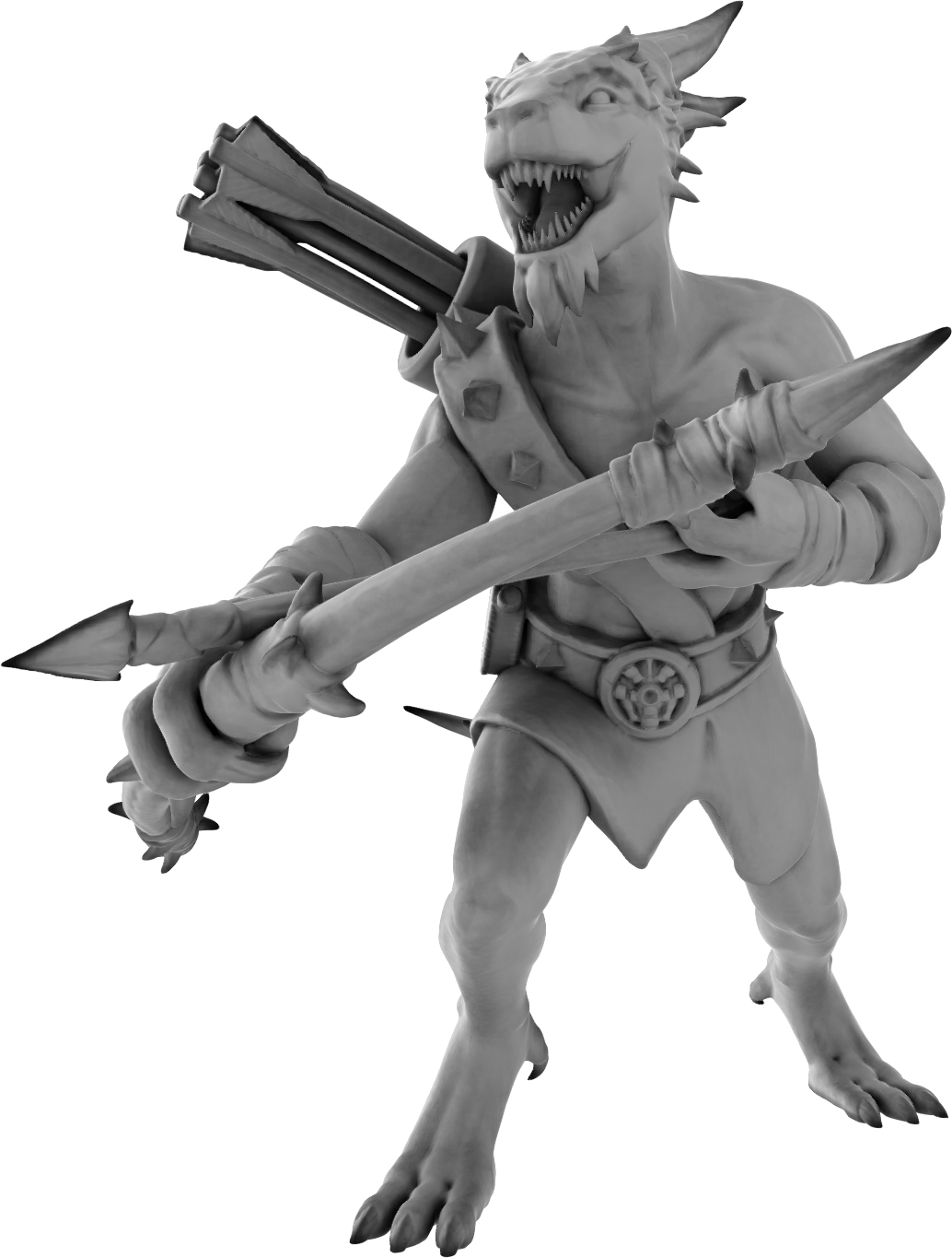 3 Amigos Miniatures - Kobold w/Bow - DnD/TTRPG Figure/Miniature - Helios3DPrinting