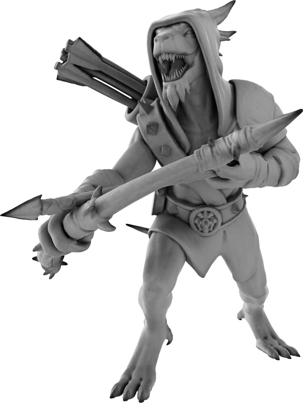 3 Amigos Miniatures - Kobold w/Bow - DnD/TTRPG Figure/Miniature - Helios3DPrinting