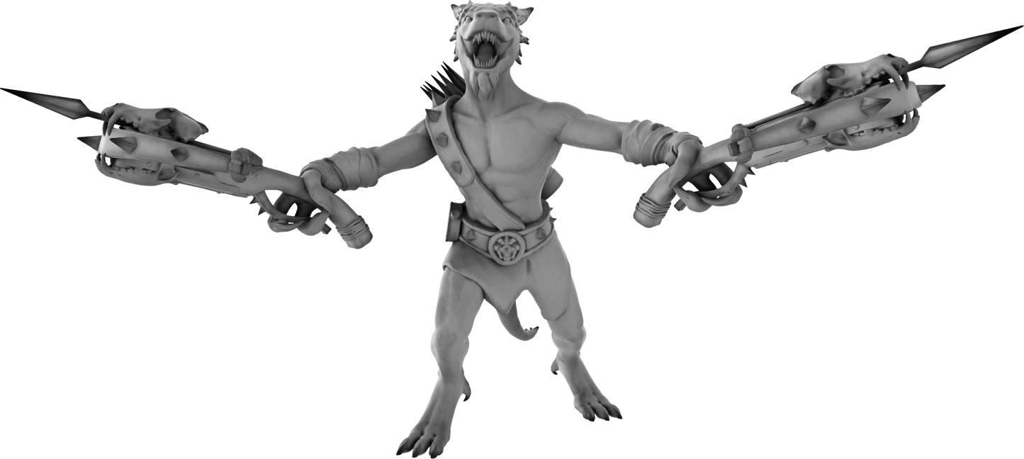 3 Amigos Miniatures - Kobold w/Crossbow - DnD/TTRPG Figure/Miniature - Helios3DPrinting