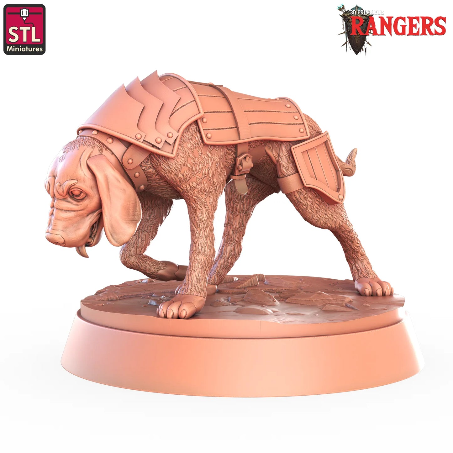 STL Miniatures - Hound Pet - DnD/TTRPG Figure/Miniature