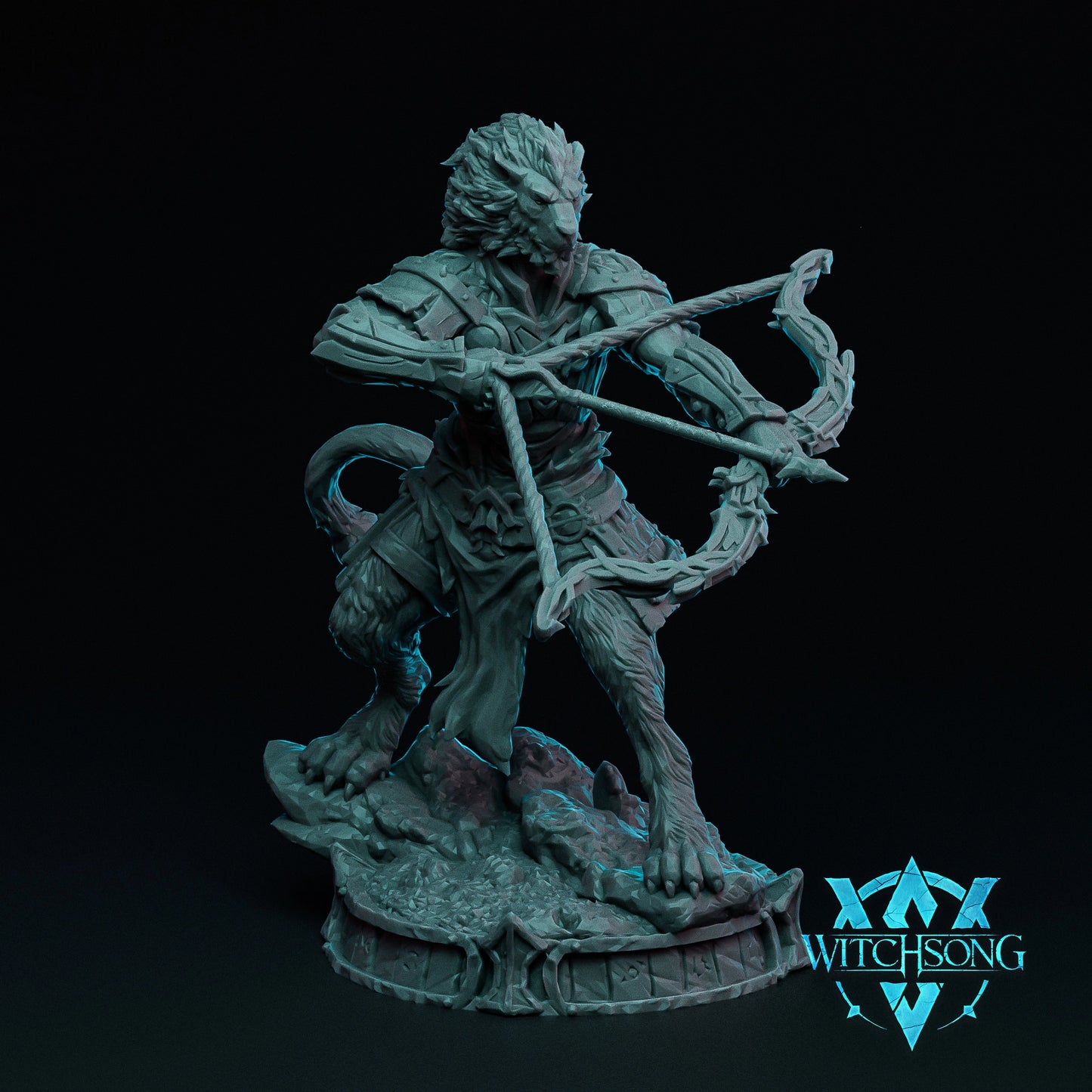 Witchsong Miniatures - Lord of the Lionhorde - Foot Soldiers - 5 Poses - Helios3DPrinting