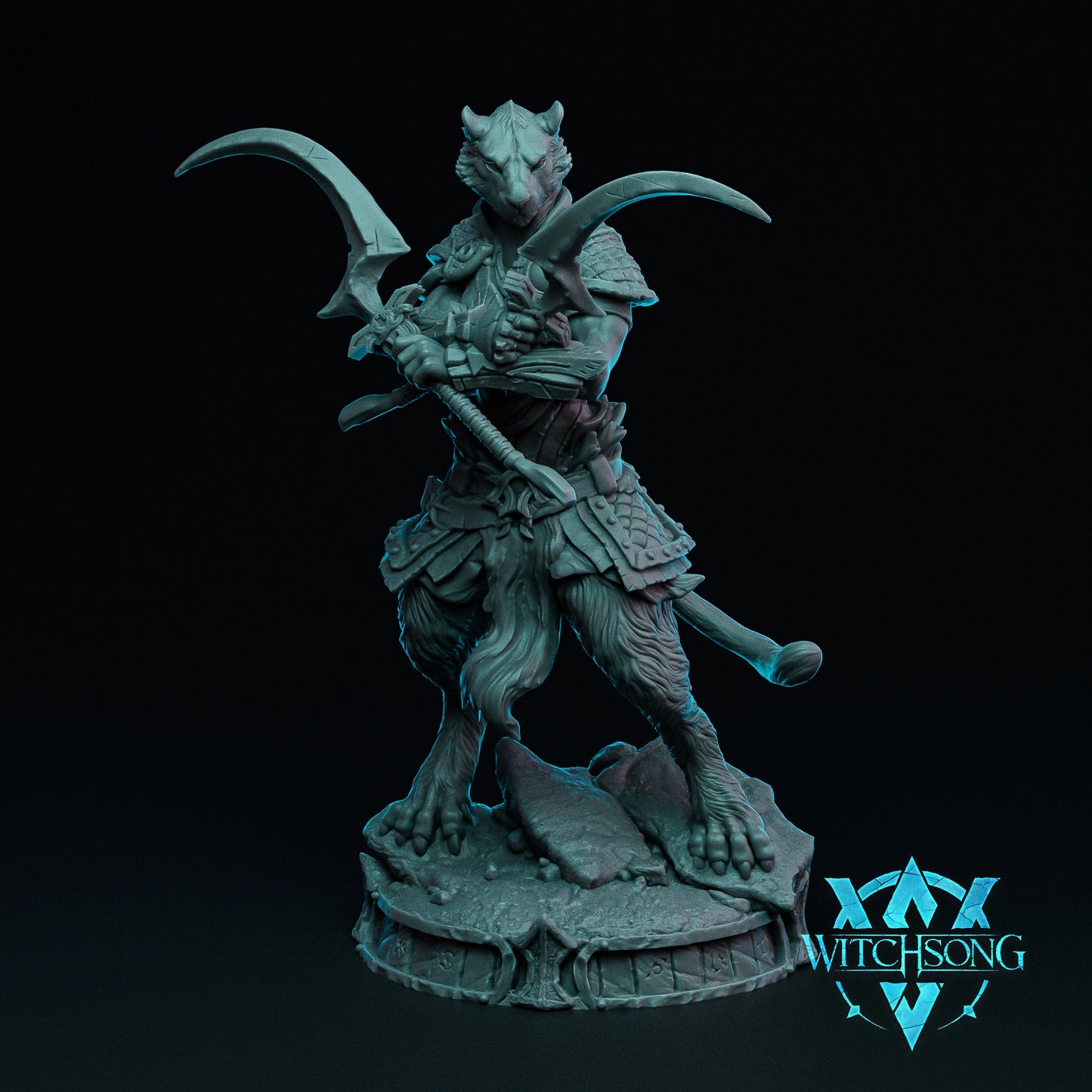 Witchsong Miniatures - Lord of the Lionhorde - Foot Soldiers - 5 Poses - Helios3DPrinting
