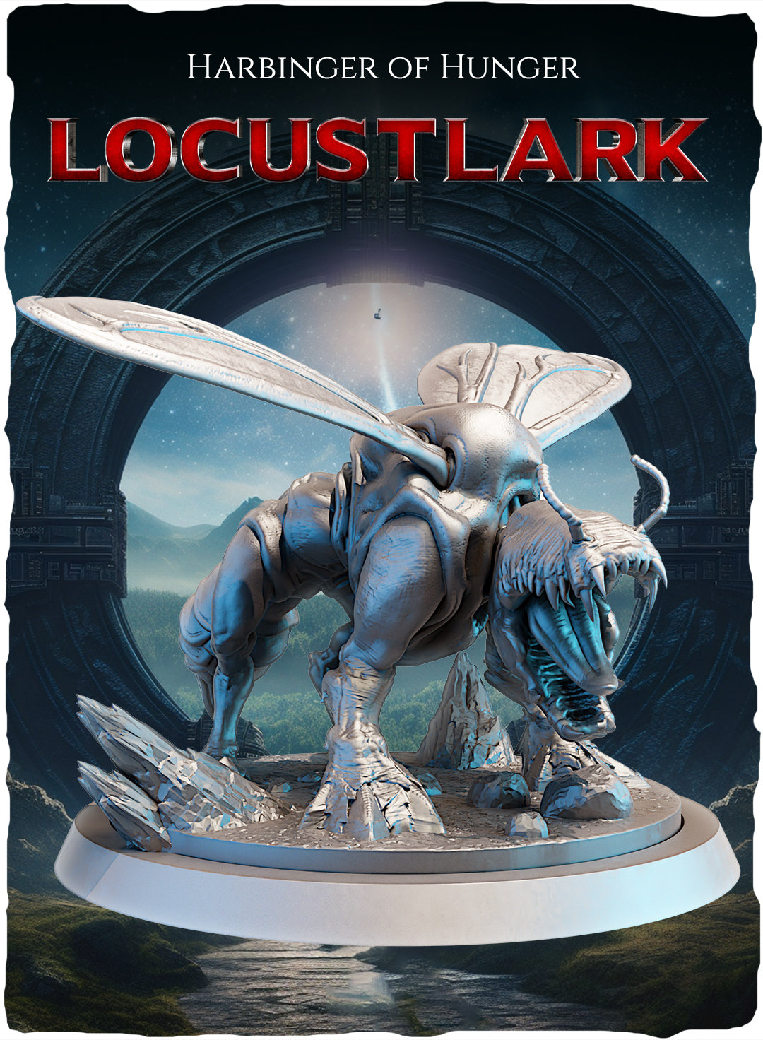 Fredrik Rosado - Hive Invasion - Locustlark #1 - DnD/TTRPG/Roleplaying/Wargames