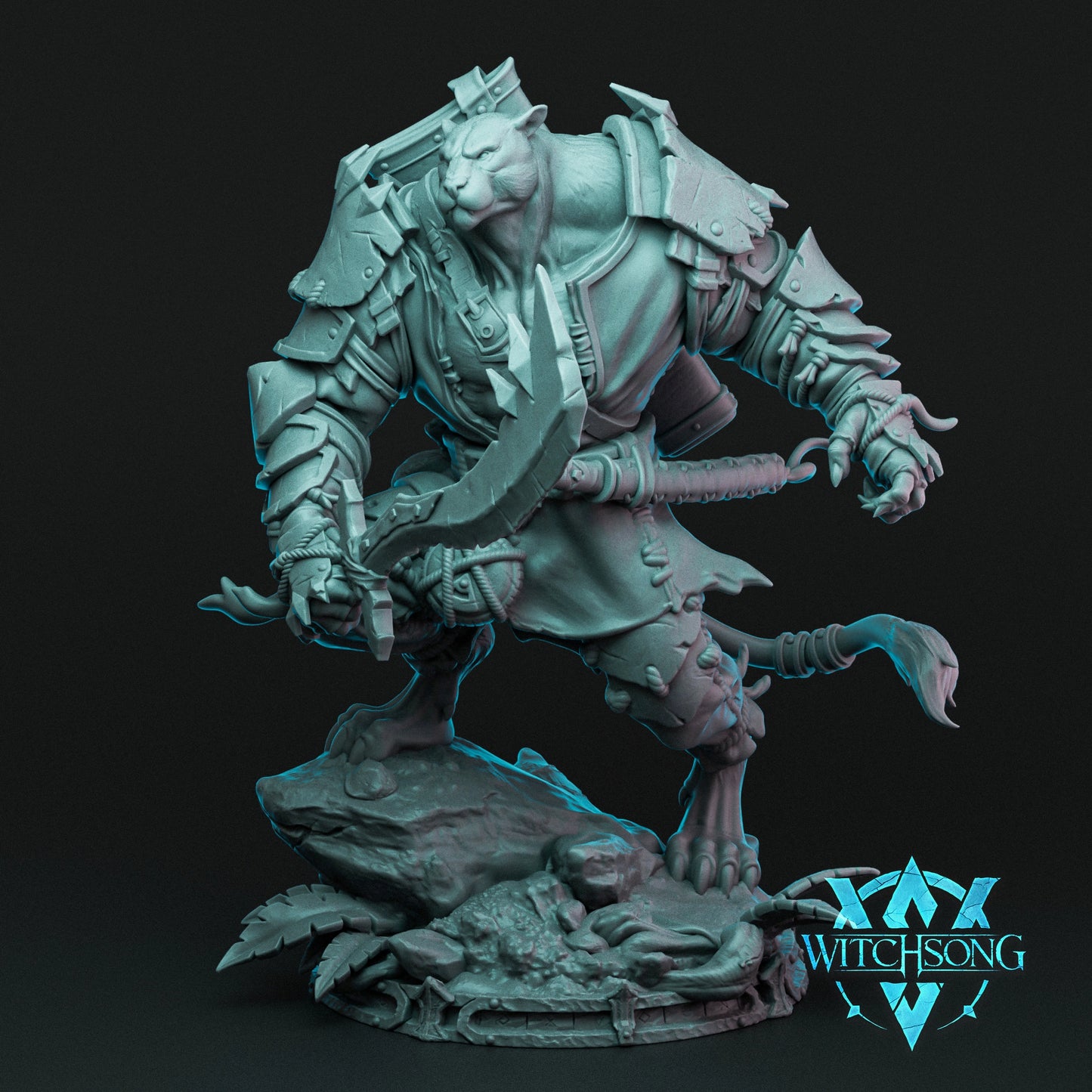 Witchsong Miniatures - Lord of the Jungle - 2 Poses - DnD/TTRPG Figure/Miniature