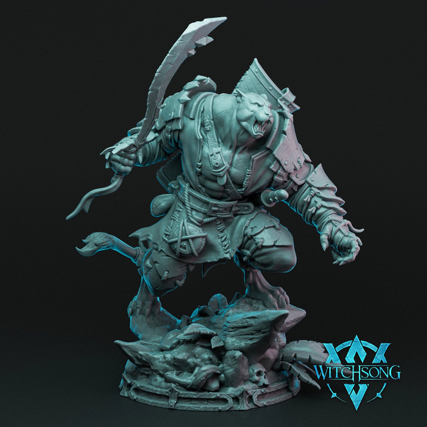 Witchsong Miniatures - Lord of the Jungle - 2 Poses - DnD/TTRPG Figure/Miniature