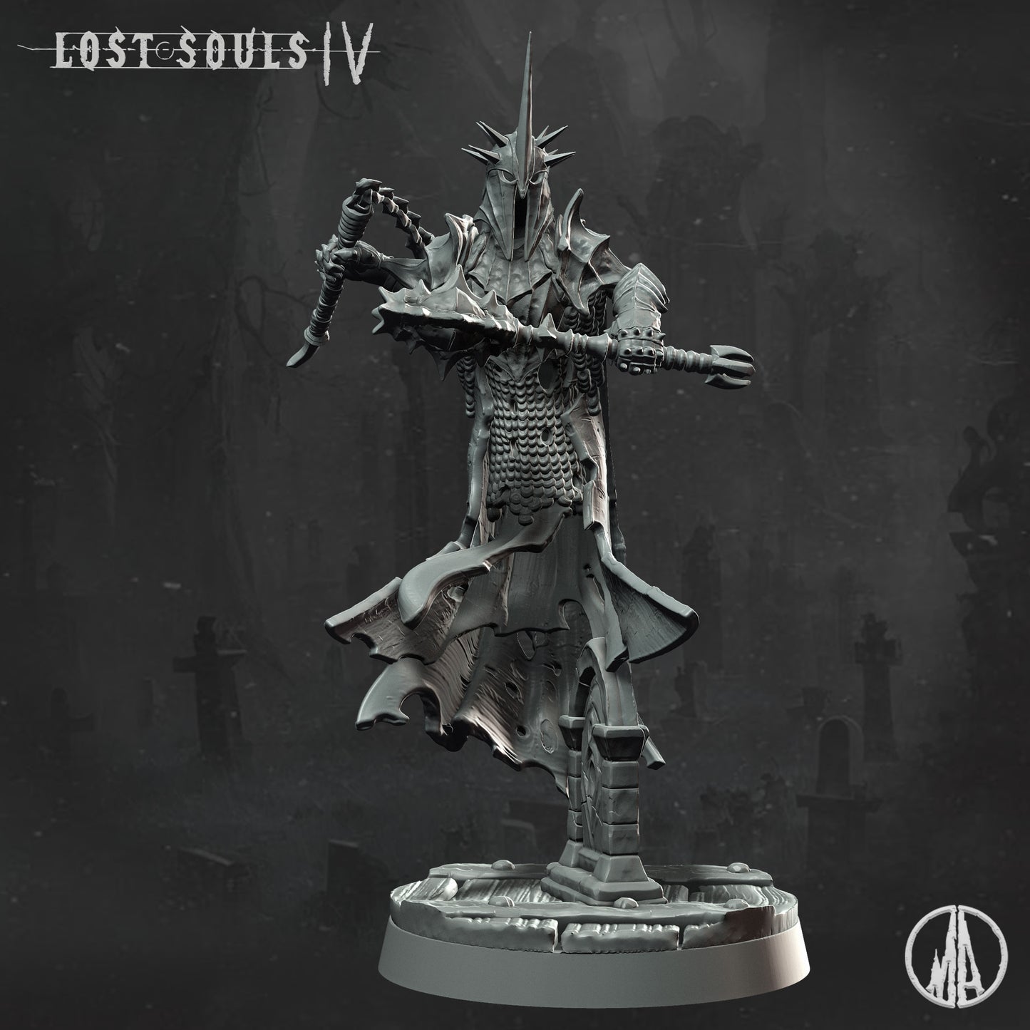 Monolith Arts - Lost Souls IV - Lurking Spirit #1 - DnD/TTRPG Figure/Miniature