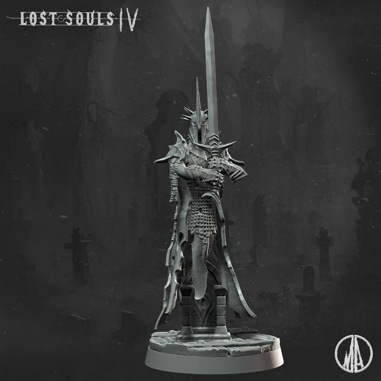 Monolith Arts - Lost Souls IV - Lurking Spirit #3 - DnD/TTRPG Figure/Miniature