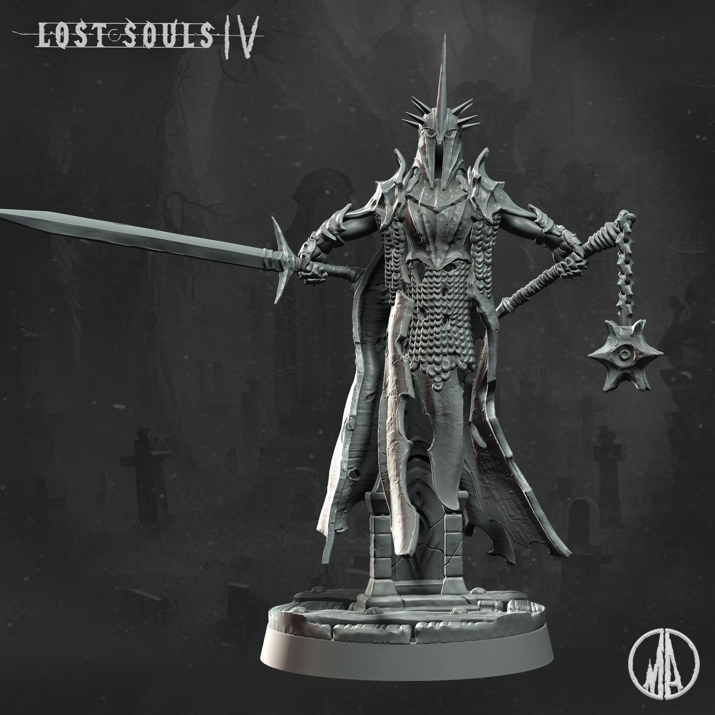 Monolith Arts - Lost Souls IV - Lurking Spirit #4 - DnD/TTRPG Figure/Miniature