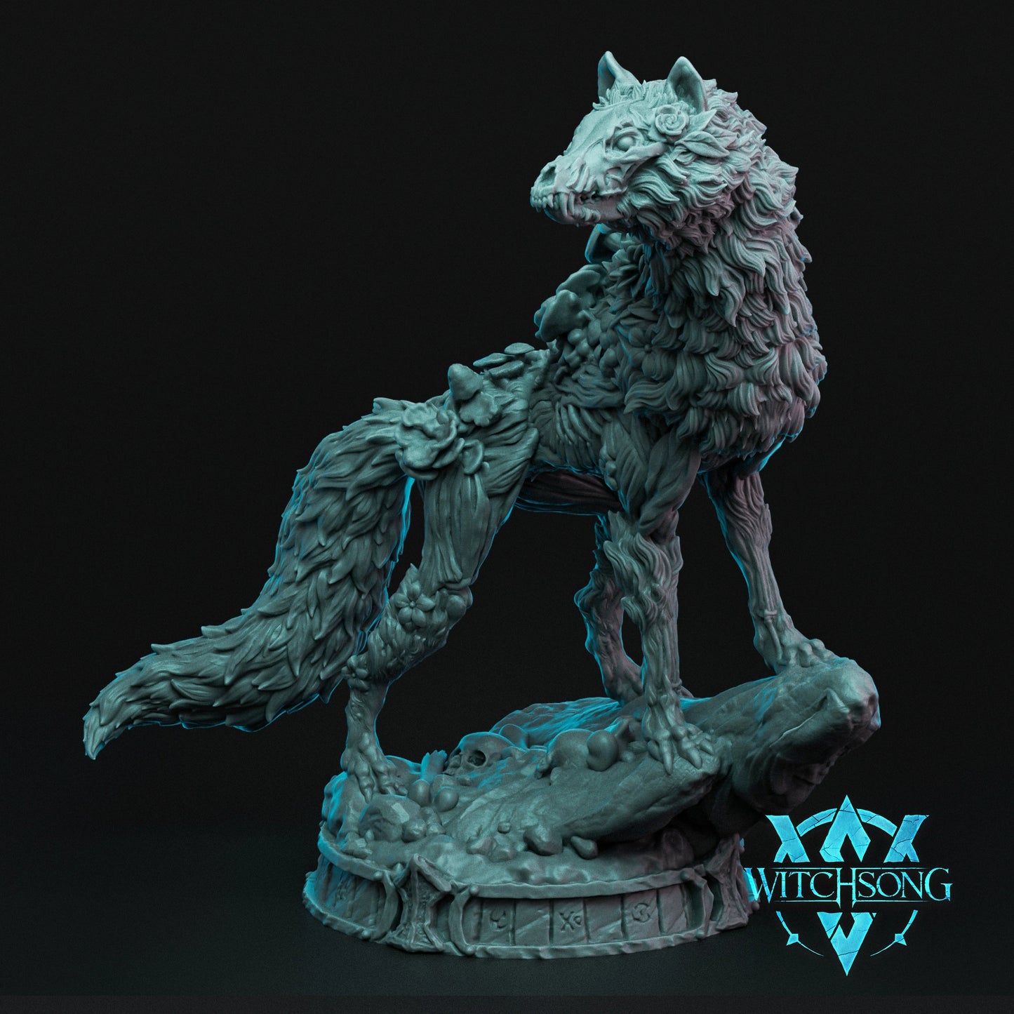 Witchsong Miniatures - Persephone, Death Reborn - Lyks, Hades Direwolf - Helios3DPrinting