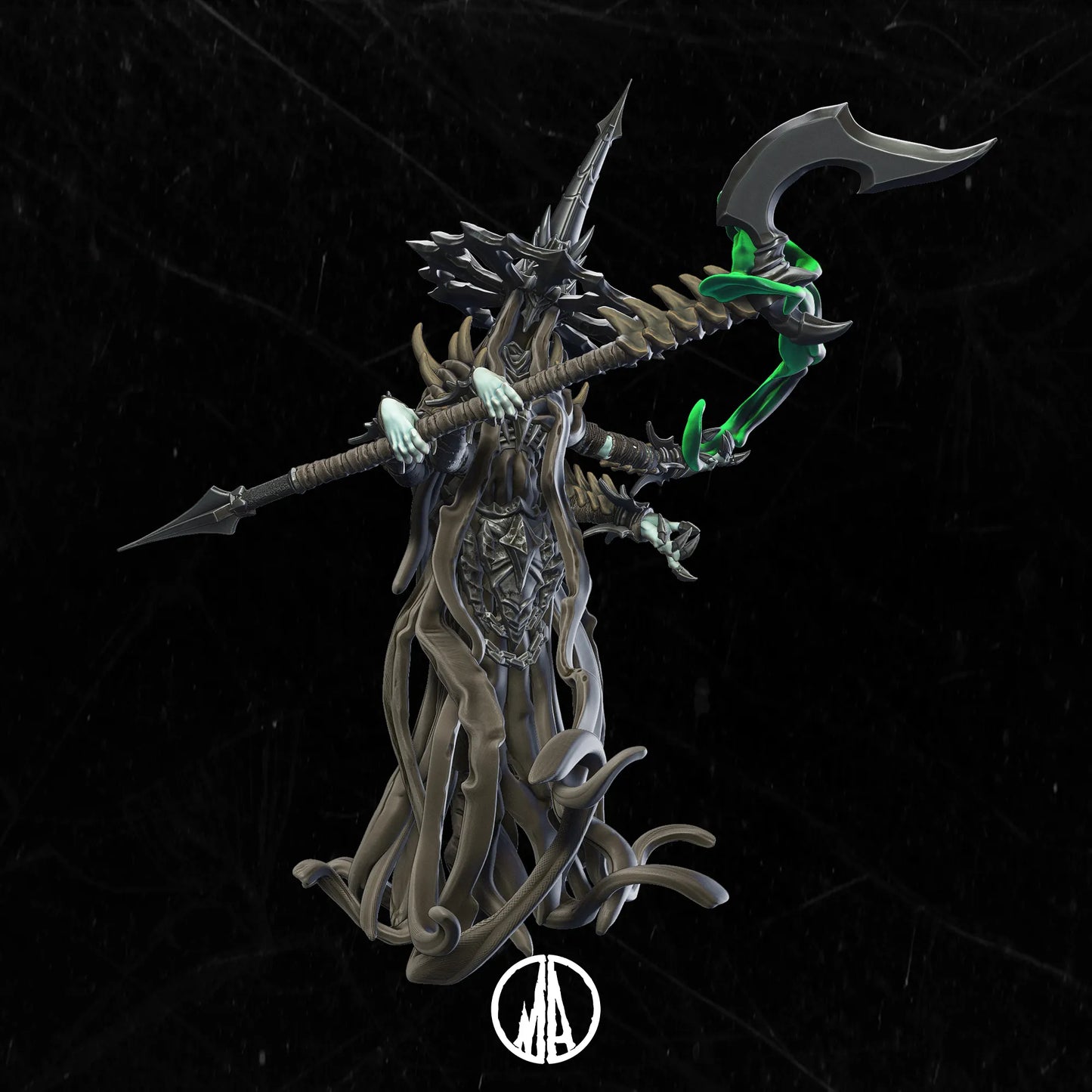 Monolith Arts - Lost Souls II - Mad Wizard - DnD/TTRPG Figure/Miniature