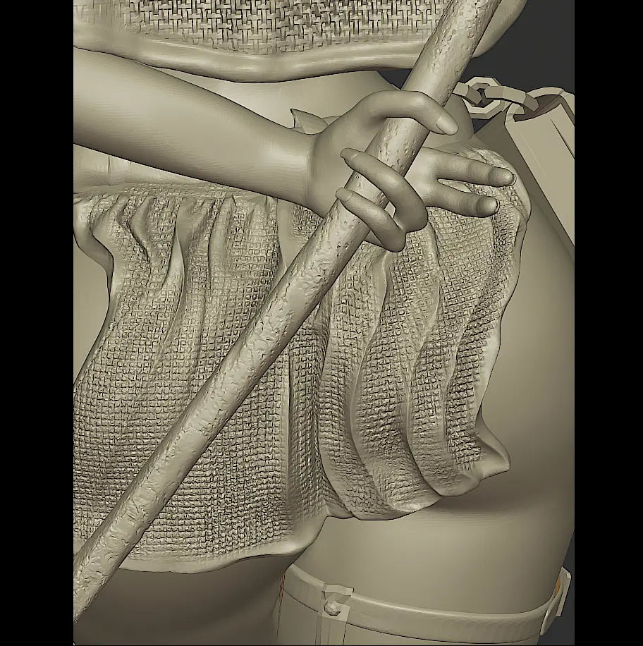 3darts - Eira, The Frost Mage - 75/120mm Pin Up/Figure/Model/Diorama - Helios3DPrinting