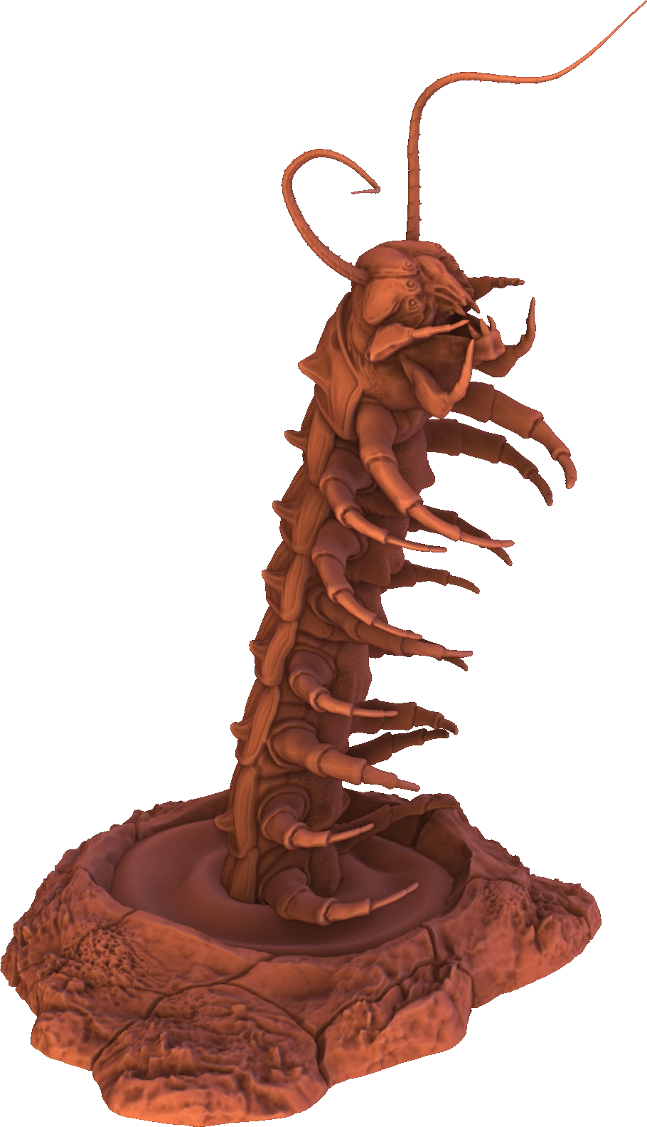 SRS Studios - Scaldera - Magma Centipede - DnD/TTRPG/Roleplaying/Wargames
