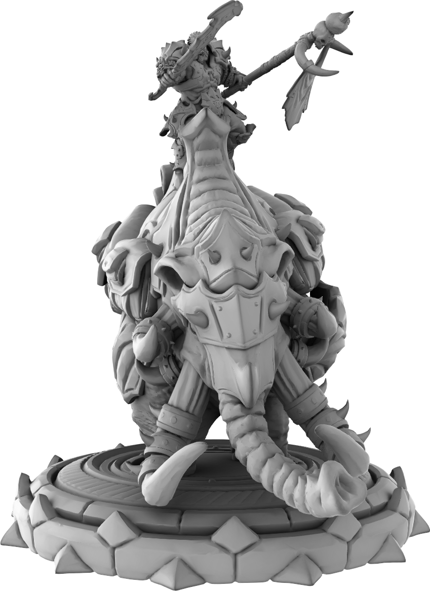 Brayan Nafarrate - Orc w/Mammoth #2 - DnD/TTRPG Figure/Miniature