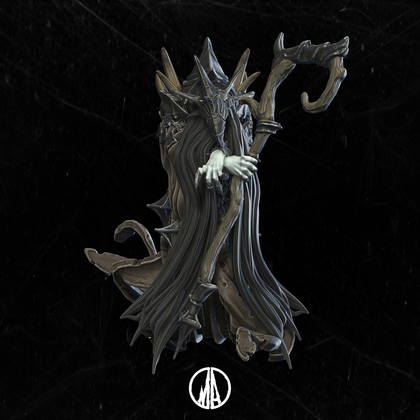 Monolith Arts - Lost Souls II - Miserable Crone - DnD/TTRPG Figure/Miniature
