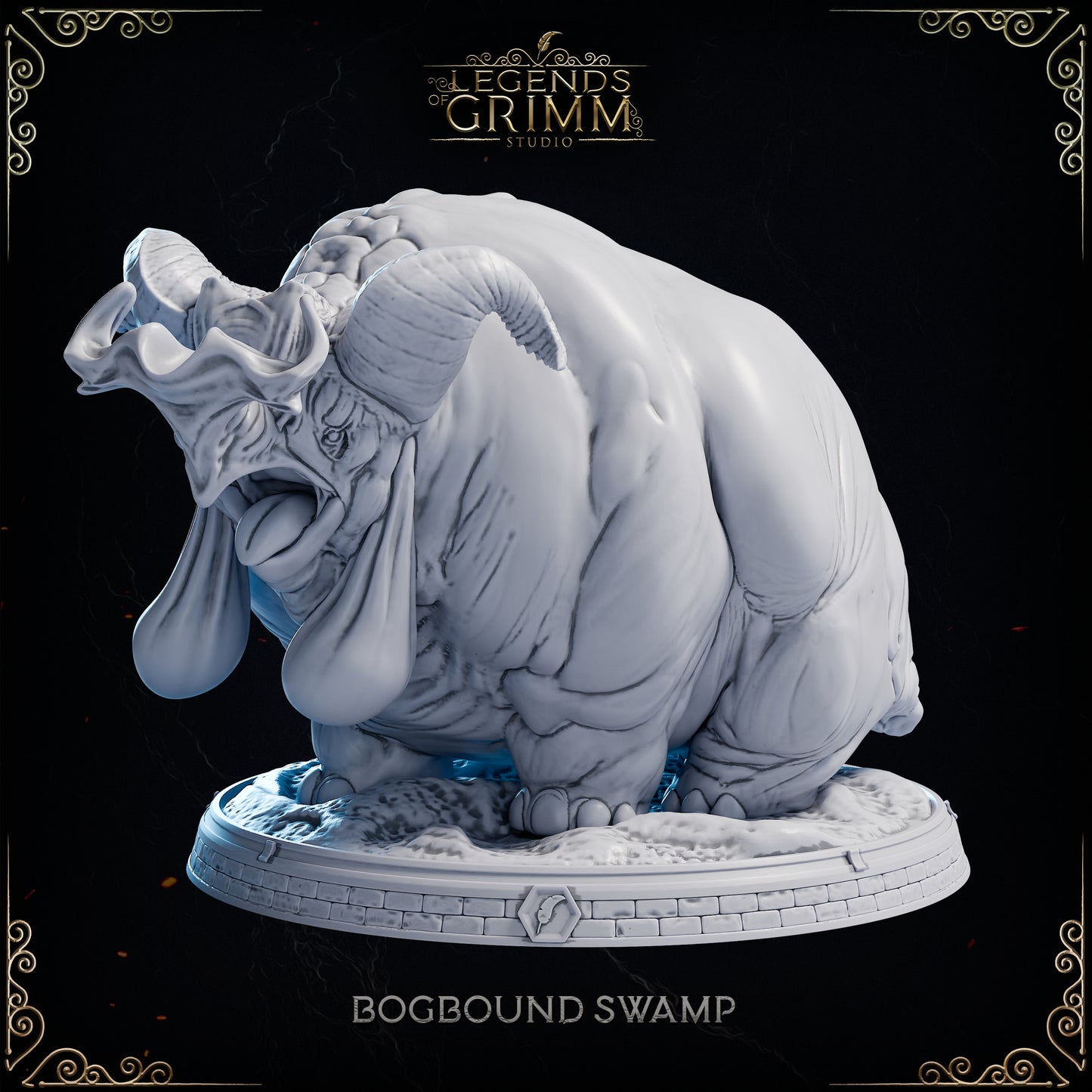 Grimm Legends - Bogbound Swamp - Bogbeast Mount - DnD/TTRPG Figure/Miniature