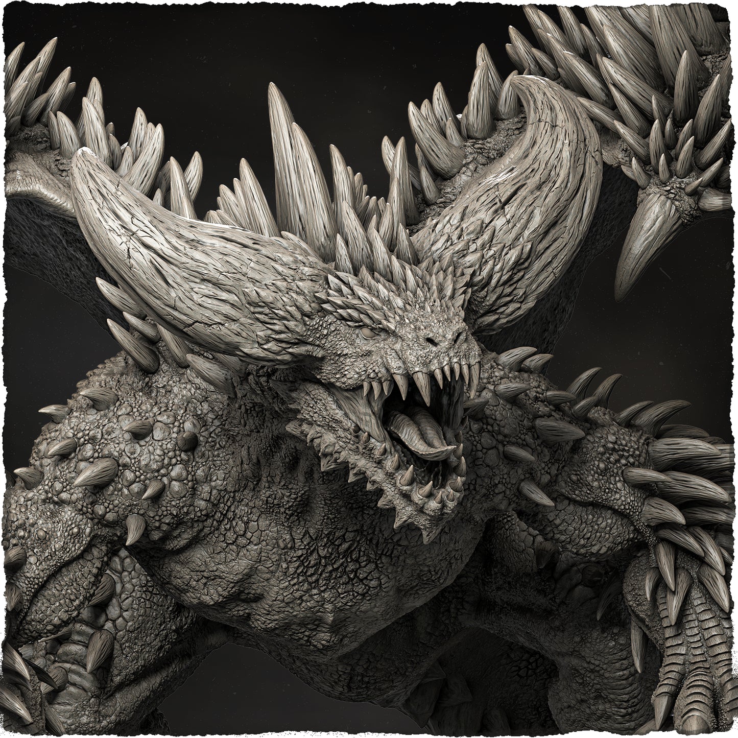 Evox Arts - Hunter's Guild - Dragon Eater - DnD/TTRPG Figure/Miniature