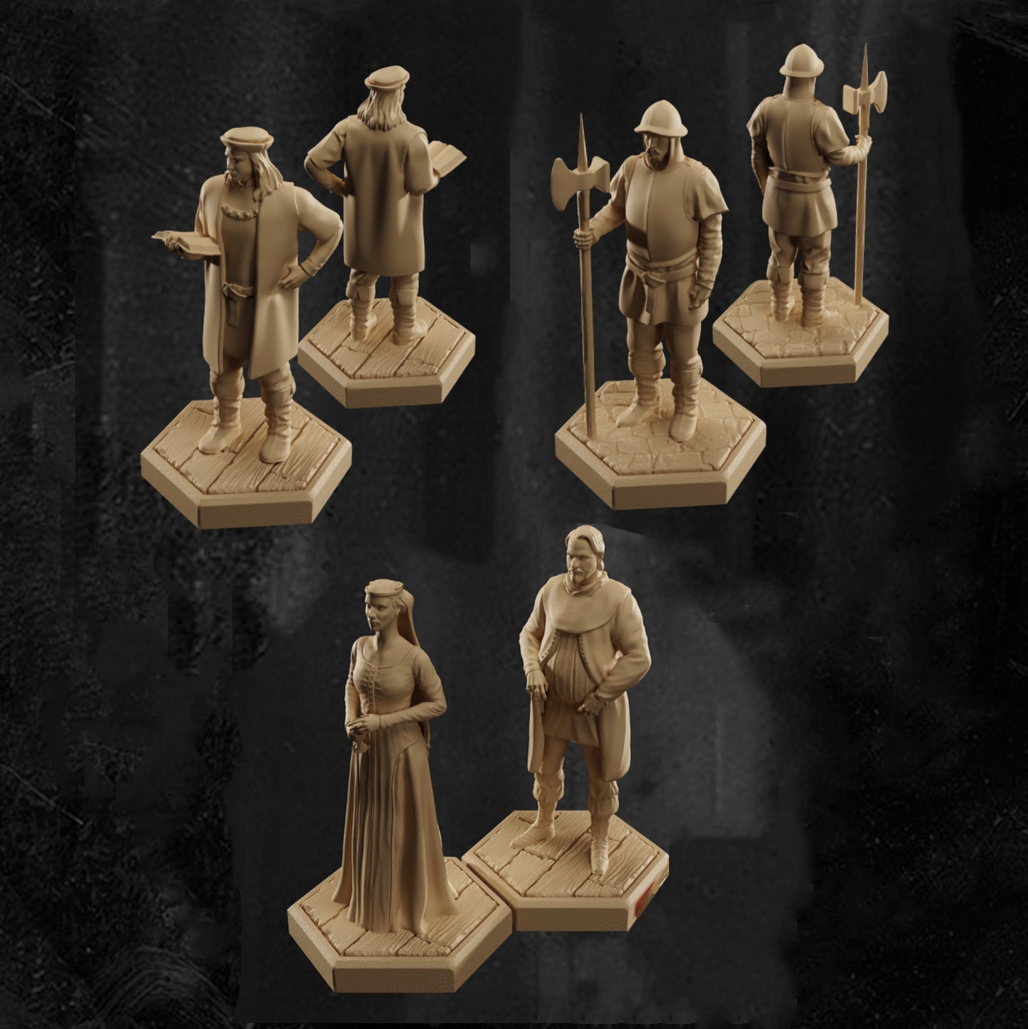 Skadi Studios - Helmsman's Shanties - Nobles - DnD/TTRPG Figure/Miniature