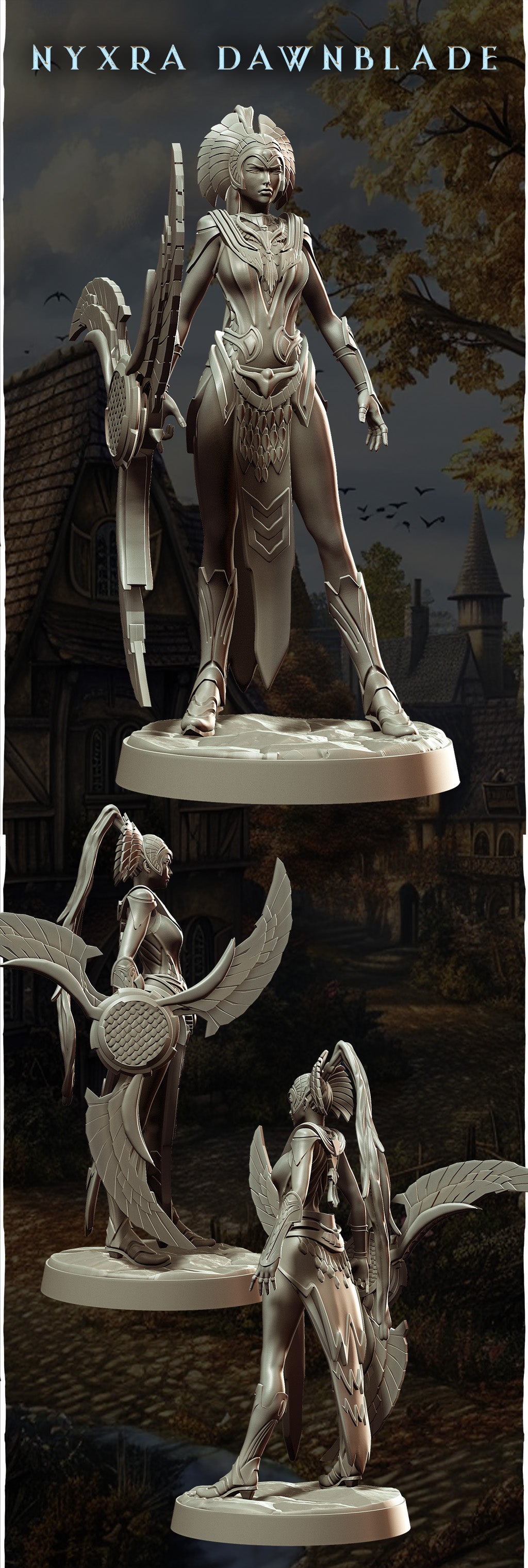 Valkyrie Legend - Seraphina Fireheart - 75mm Pin Up/Figure/Model/Diorama