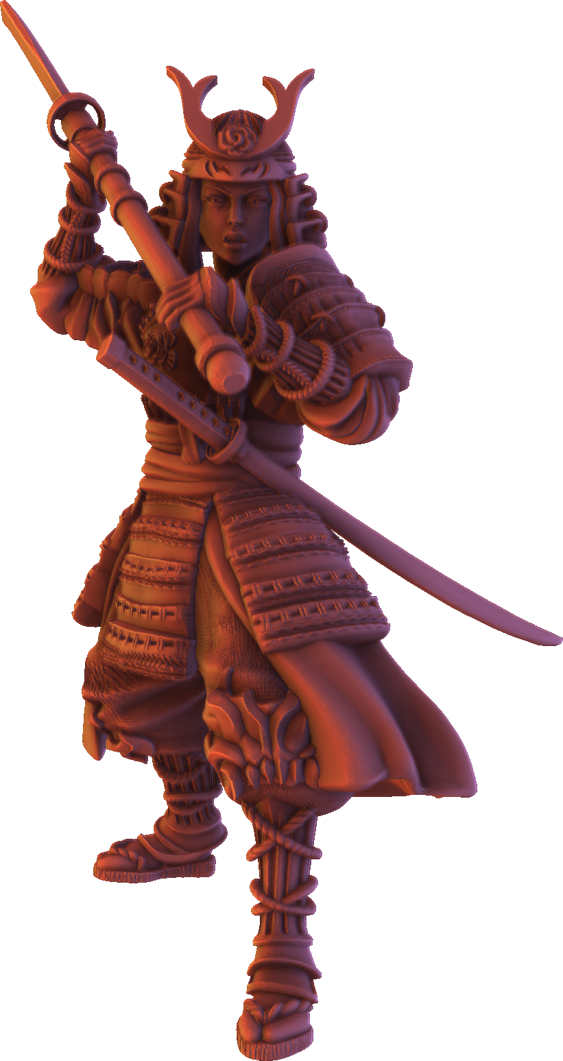 Forged Path - Tokugawa Bushido - Onna Bushi - DnD/Pathfinder/TTRPG Figure